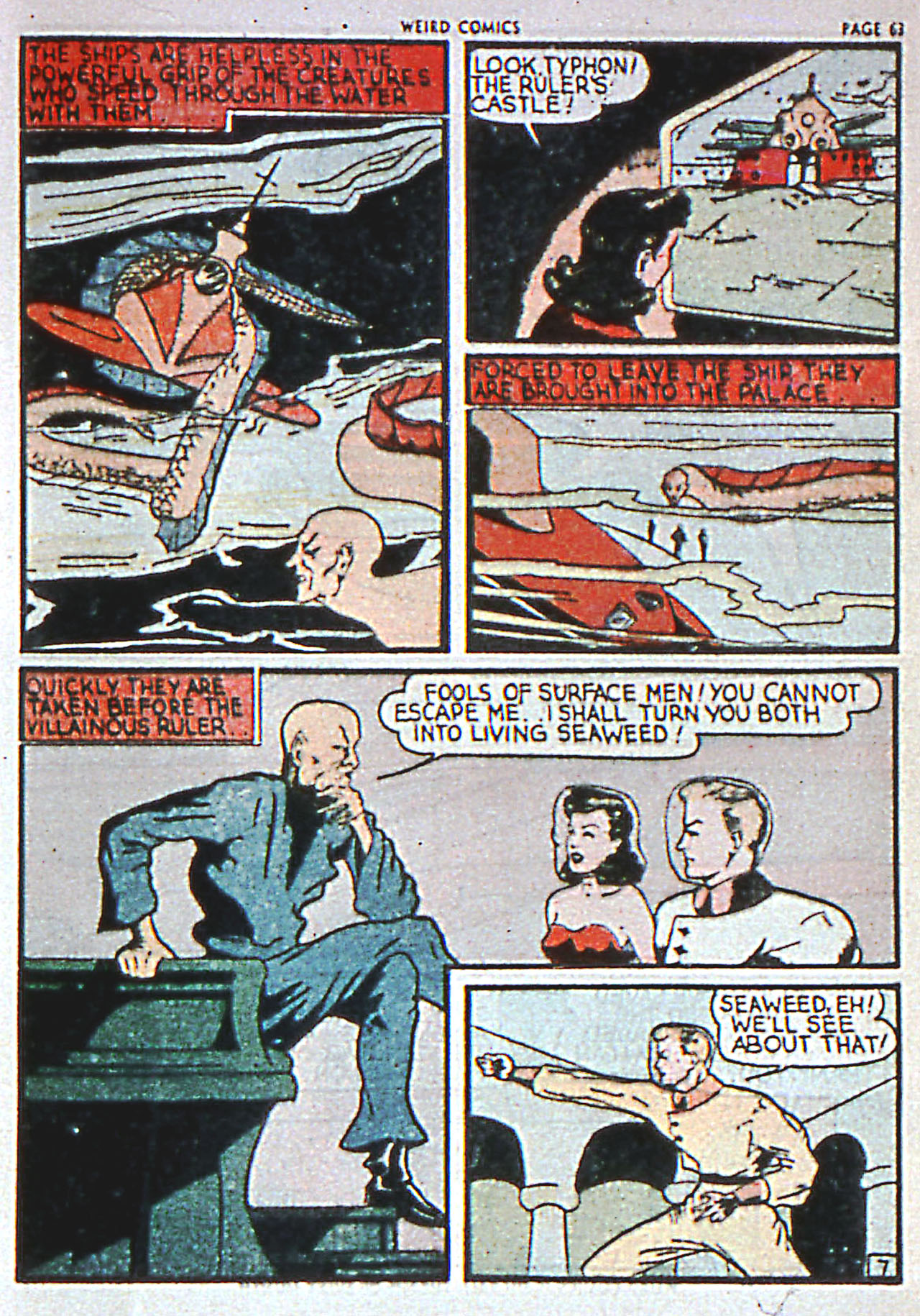 Read online Weird Comics comic -  Issue #1 - 63