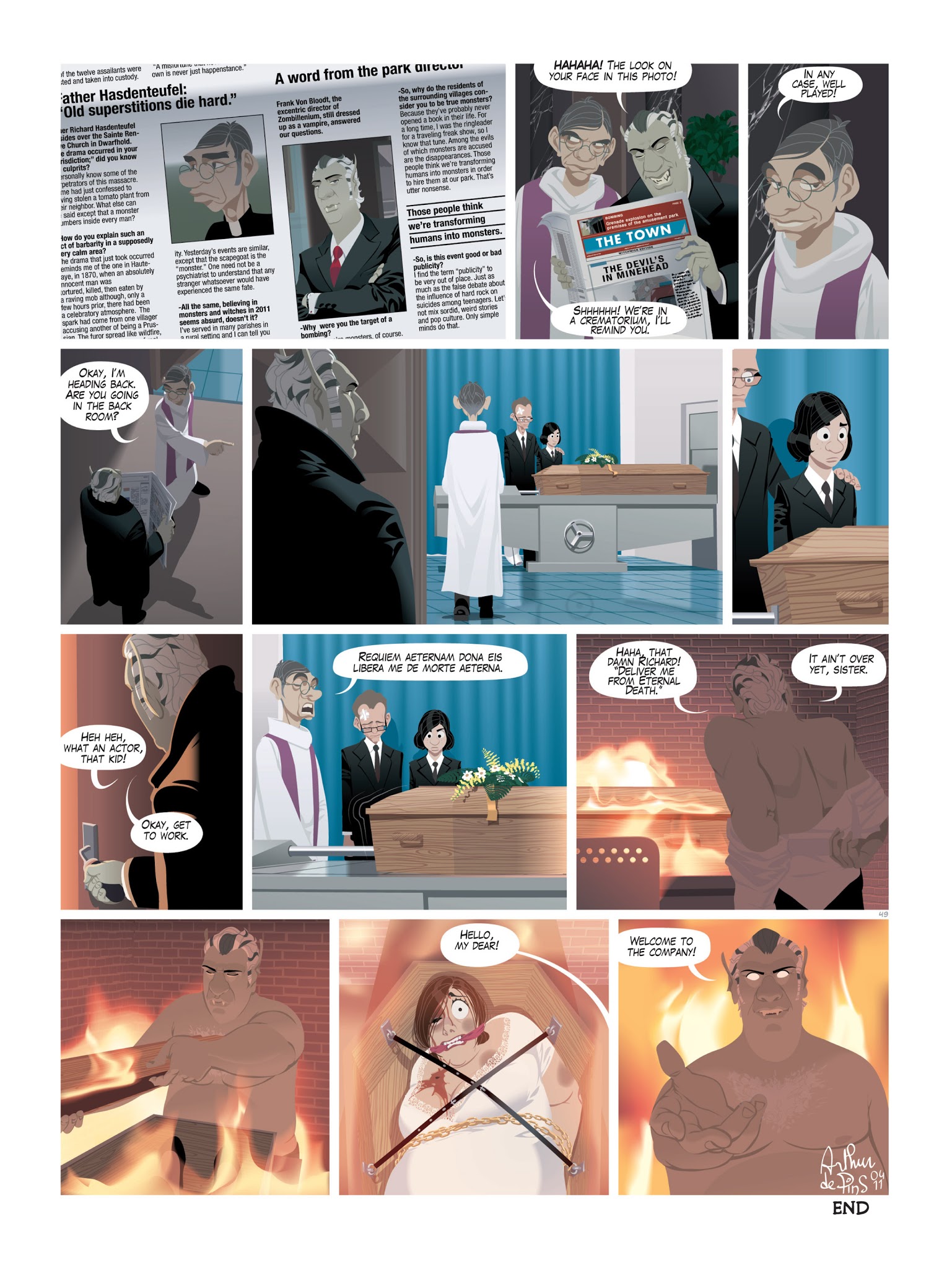 Read online Zombillenium comic -  Issue # TPB 2 - 52