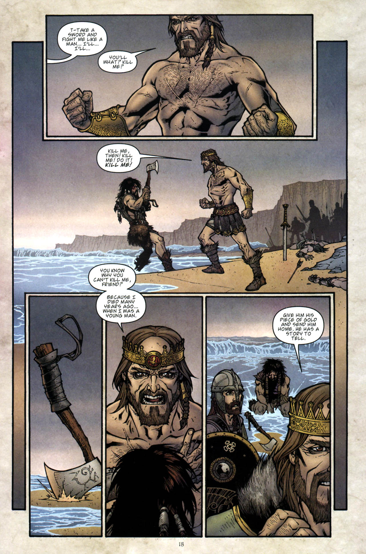 Read online Beowulf (2007) comic -  Issue #3 - 20