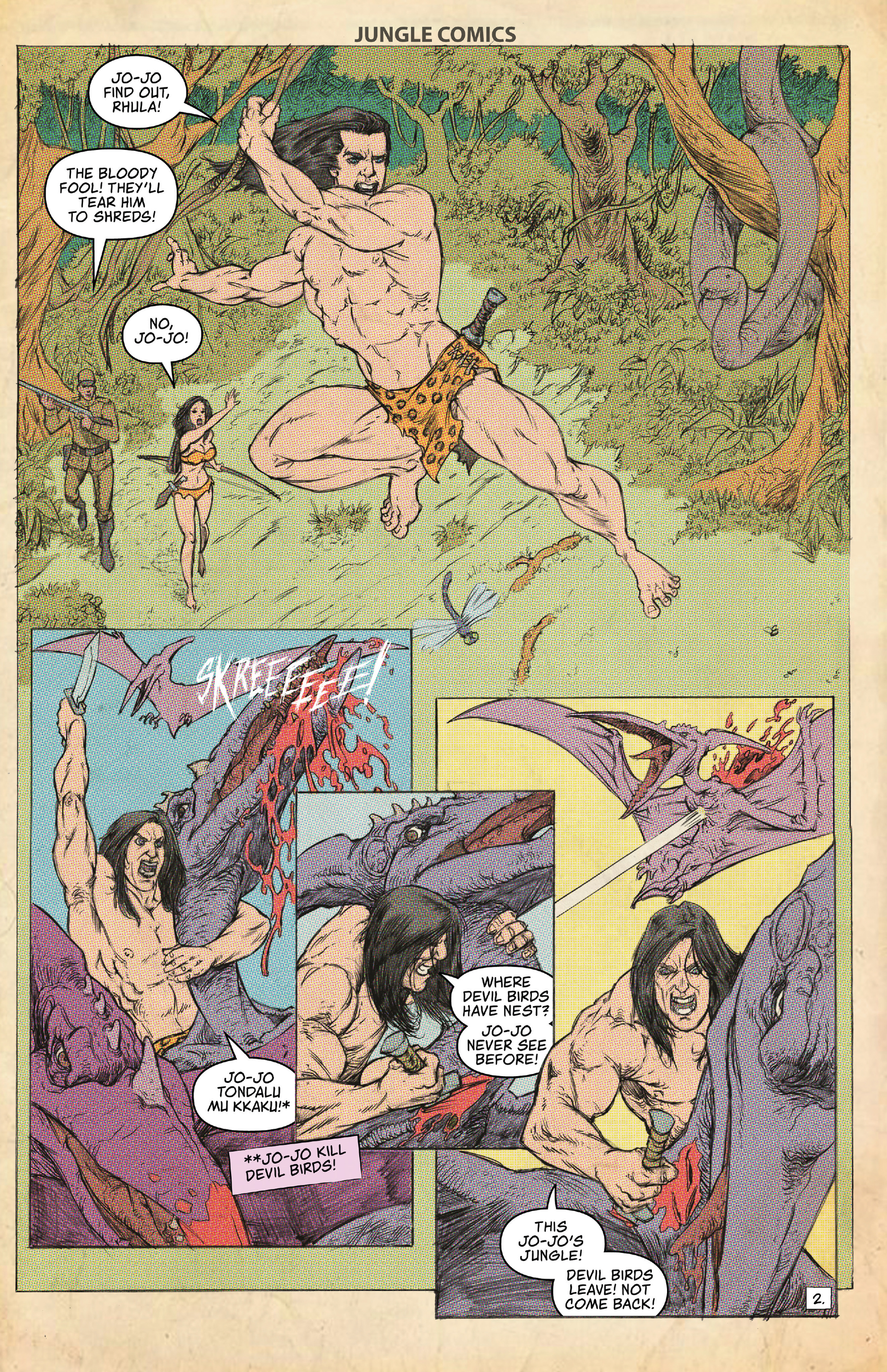 Read online Jungle Comics (2019) comic -  Issue #3 - 4