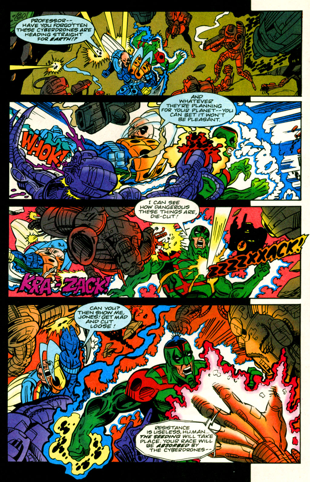 Read online Die Cut vs. G-Force comic -  Issue #2 - 3