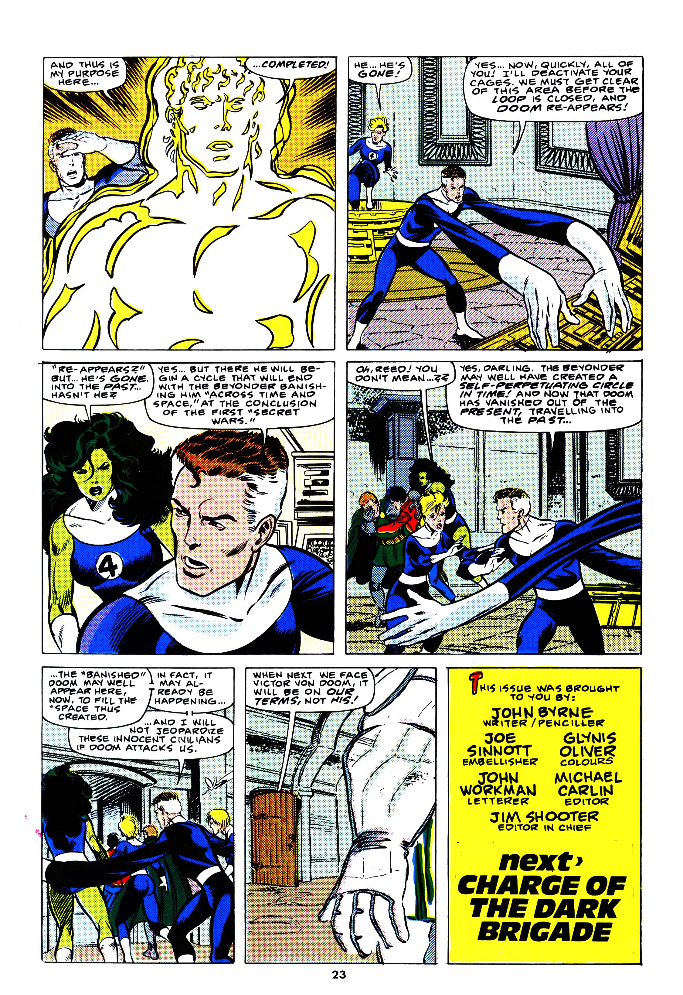 Read online Secret Wars (1985) comic -  Issue #69 - 23