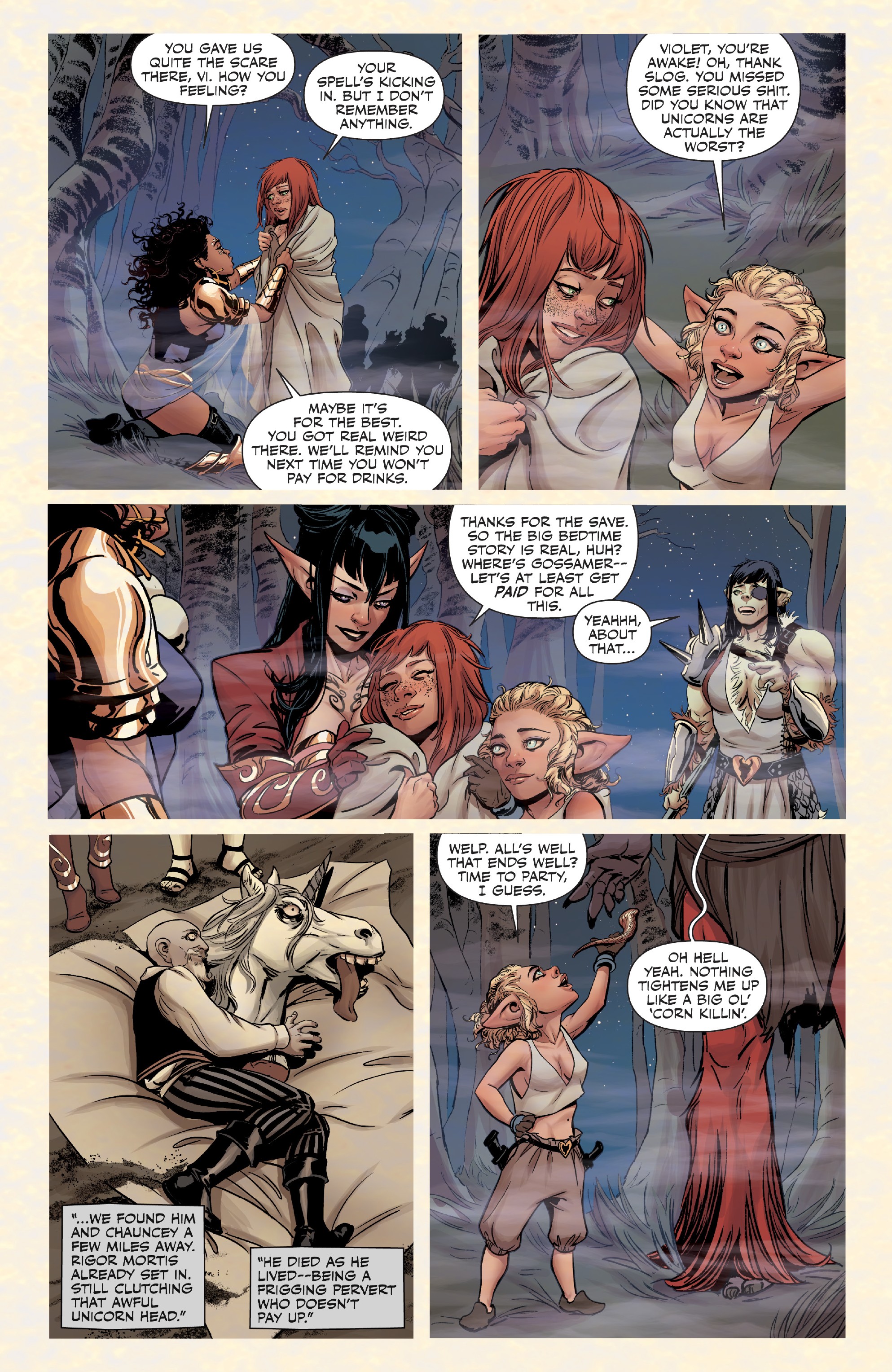 Read online Rat Queens Special: Swamp Romp comic -  Issue # Full - 21