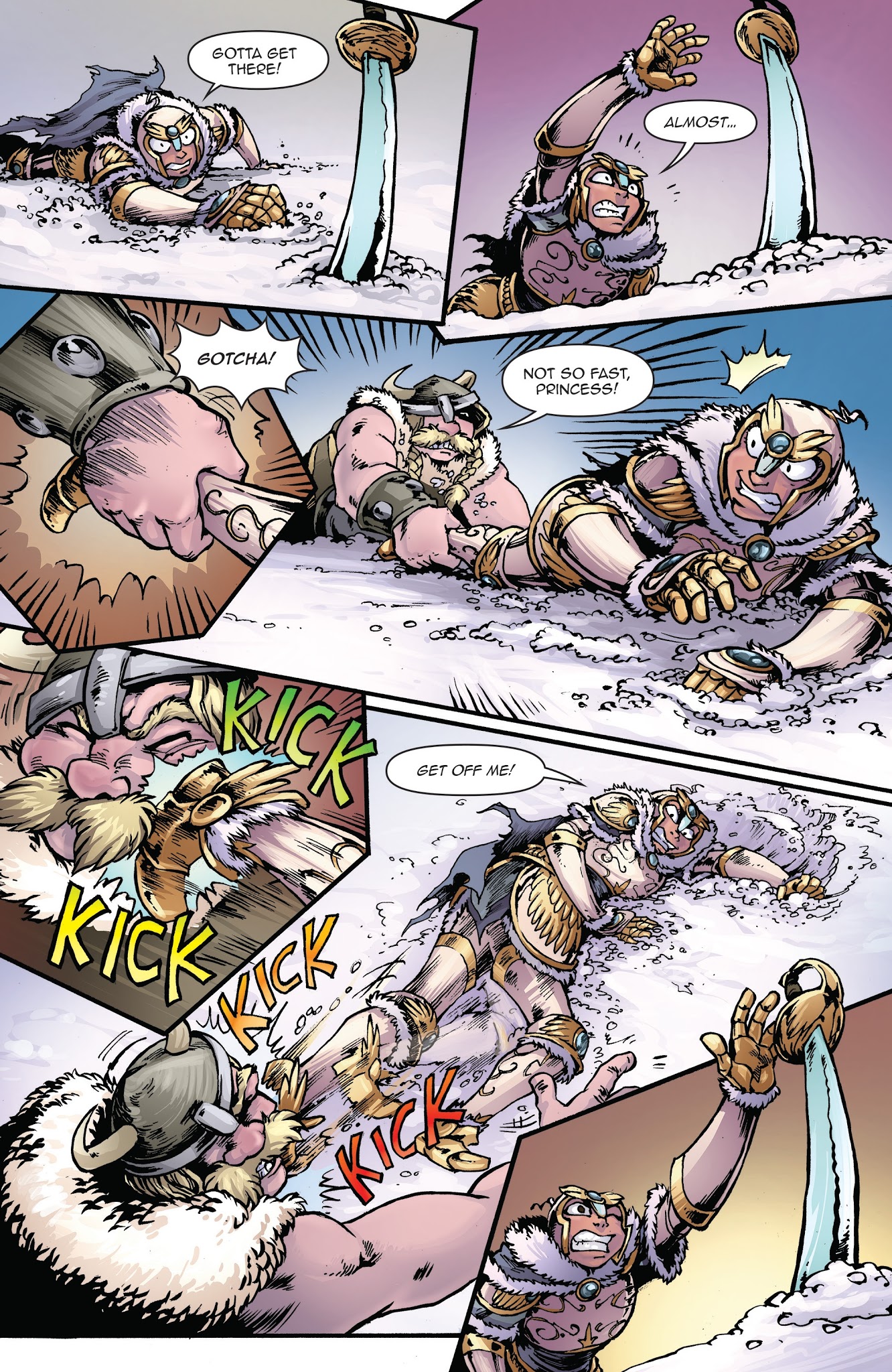 Read online Princeless: Make Yourself (2017) comic -  Issue #3 - 5