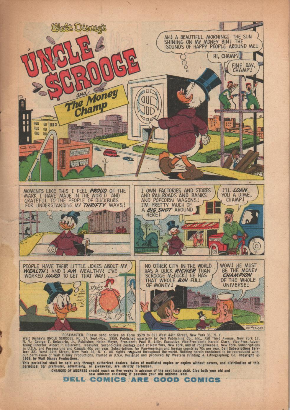 Read online Uncle Scrooge (1953) comic -  Issue #27 - 3