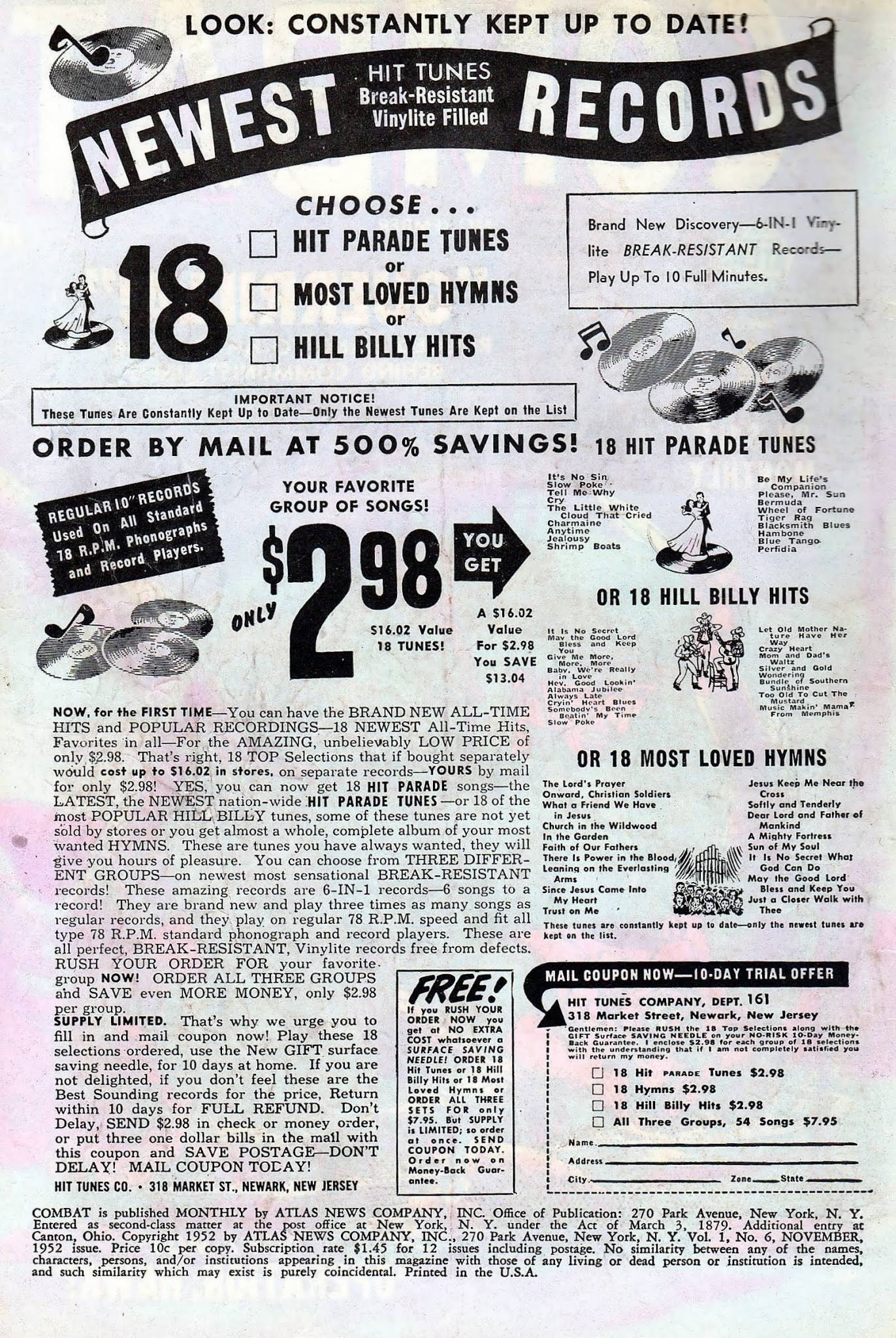 Read online Combat (1952) comic -  Issue #6 - 2