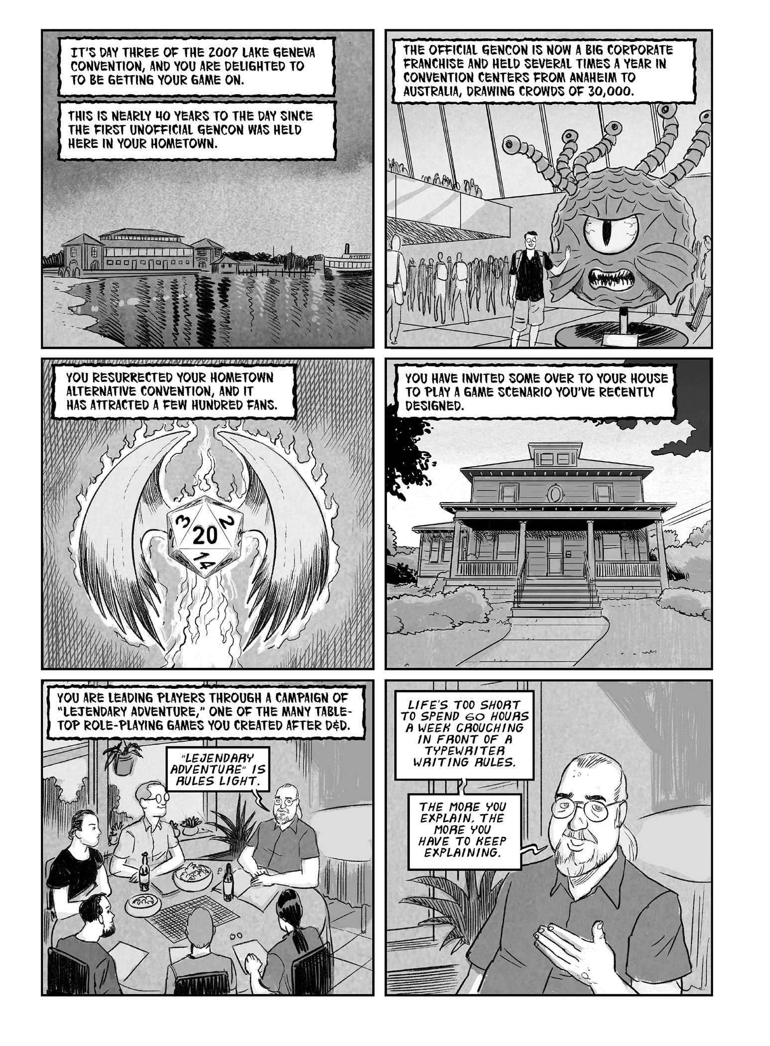 Read online Rise of the Dungeon Master: Gary Gygax and the Creation of D&D comic -  Issue # TPB - 130