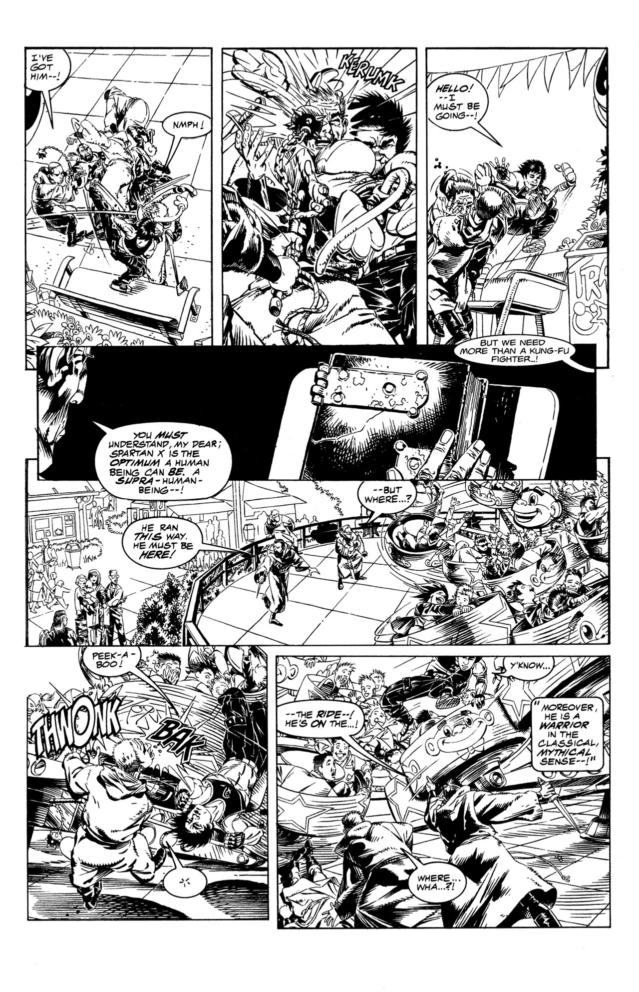 Read online Jackie Chan's Spartan X: Hell Bent Hero For Hire comic -  Issue #1 - 10