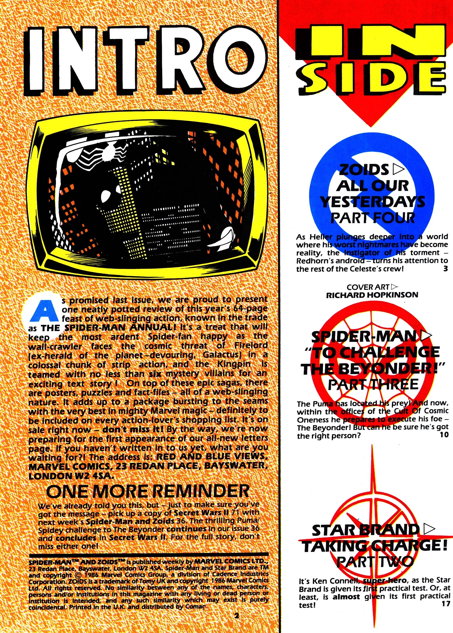 Read online Spider-Man and Zoids comic -  Issue #35 - 2