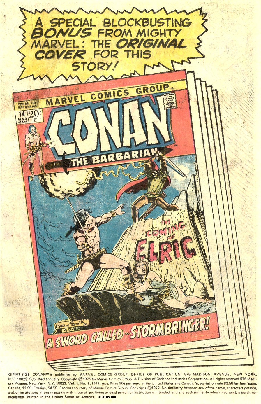 Read online Giant-Size Conan comic -  Issue #5 - 3