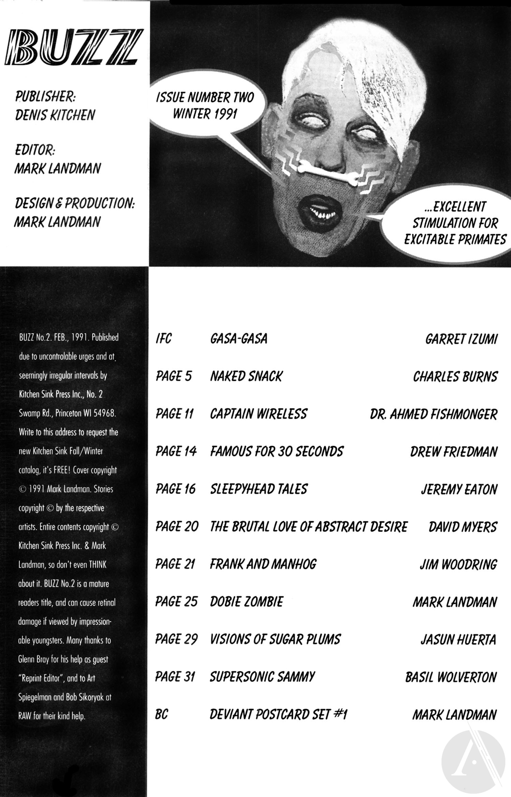 Read online Buzz (1990) comic -  Issue #2 - 3