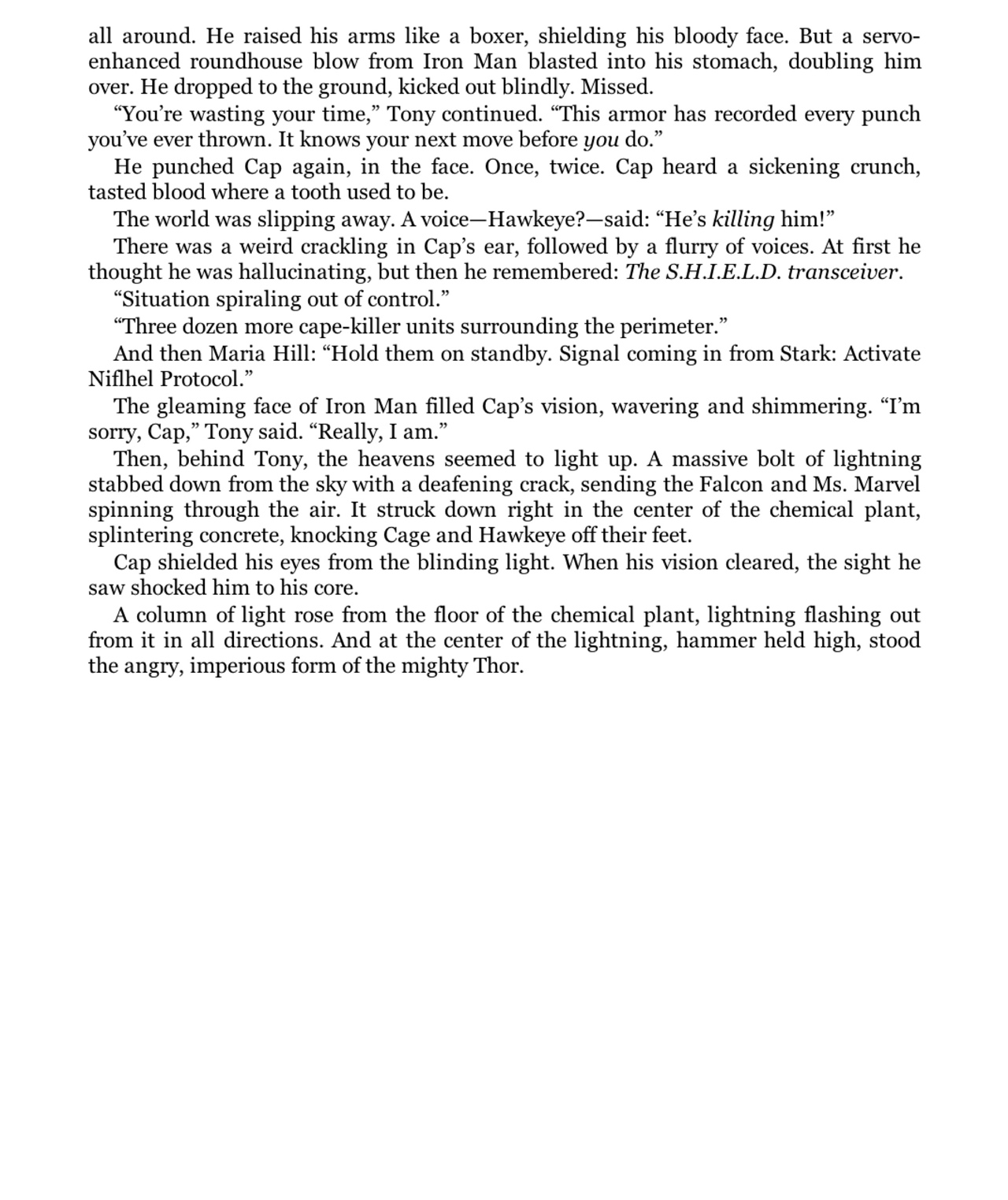 Read online Civil War Prose Novel comic -  Issue # TPB (Part 1) - 94