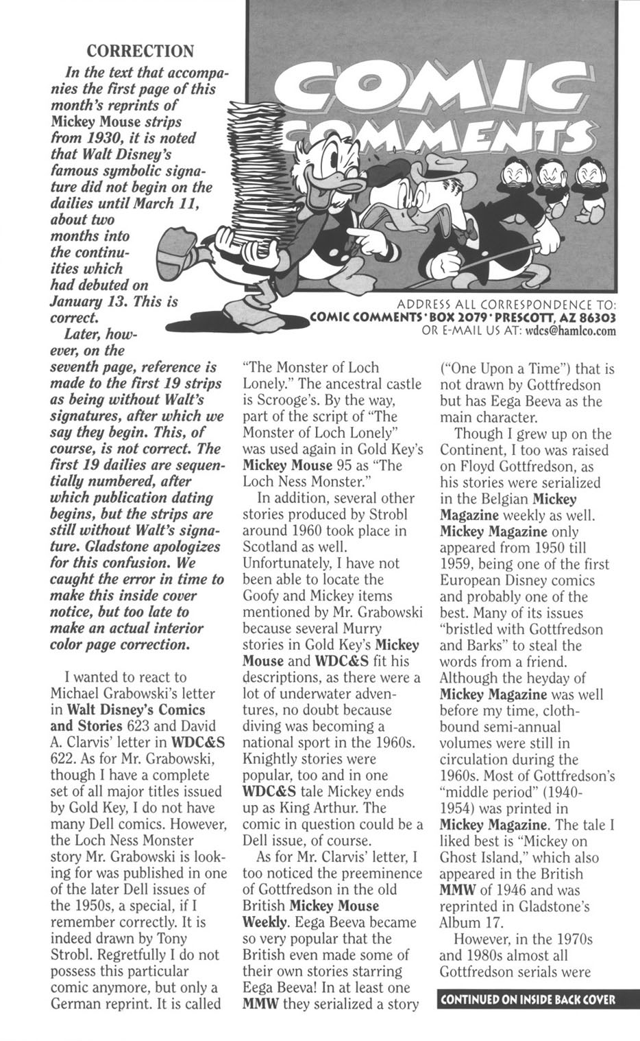 Read online Walt Disney's Comics and Stories comic -  Issue #626 - 2