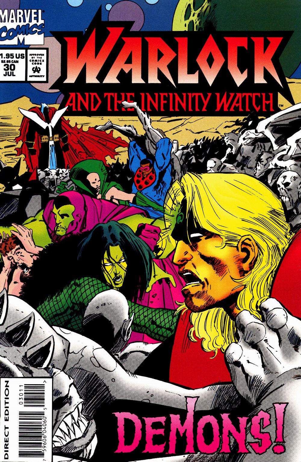 Read online Warlock and the Infinity Watch comic -  Issue #30 - 1