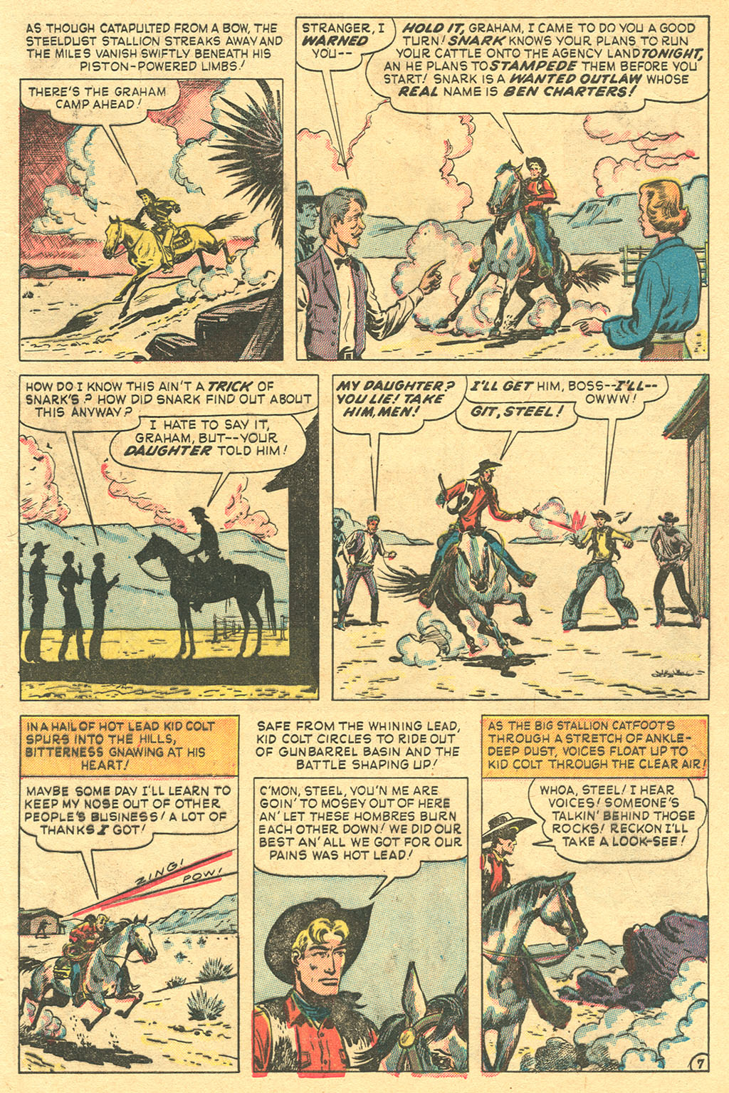Read online Kid Colt Outlaw comic -  Issue #4 - 9