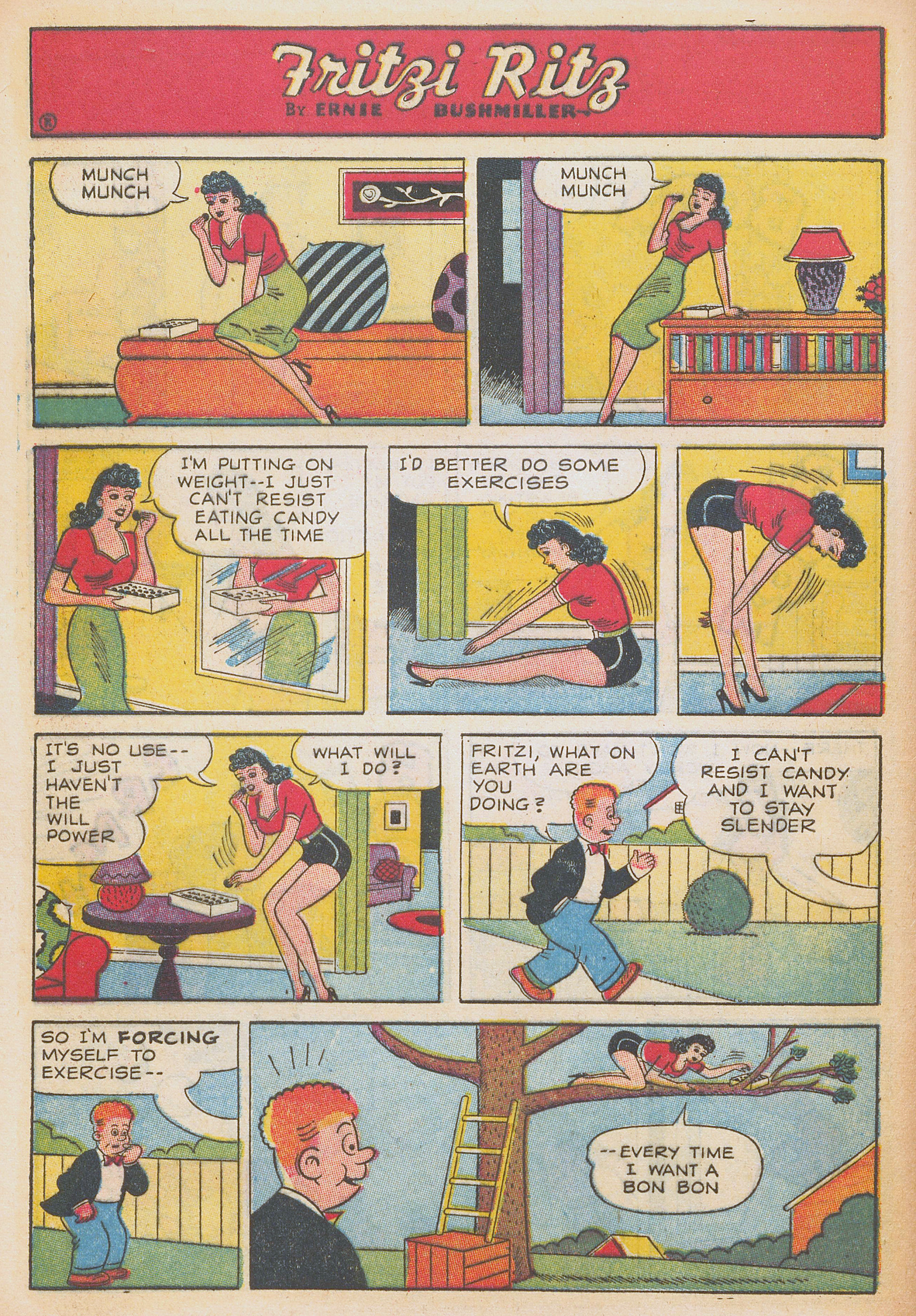 Read online Fritzi Ritz (1953) comic -  Issue #44 - 10