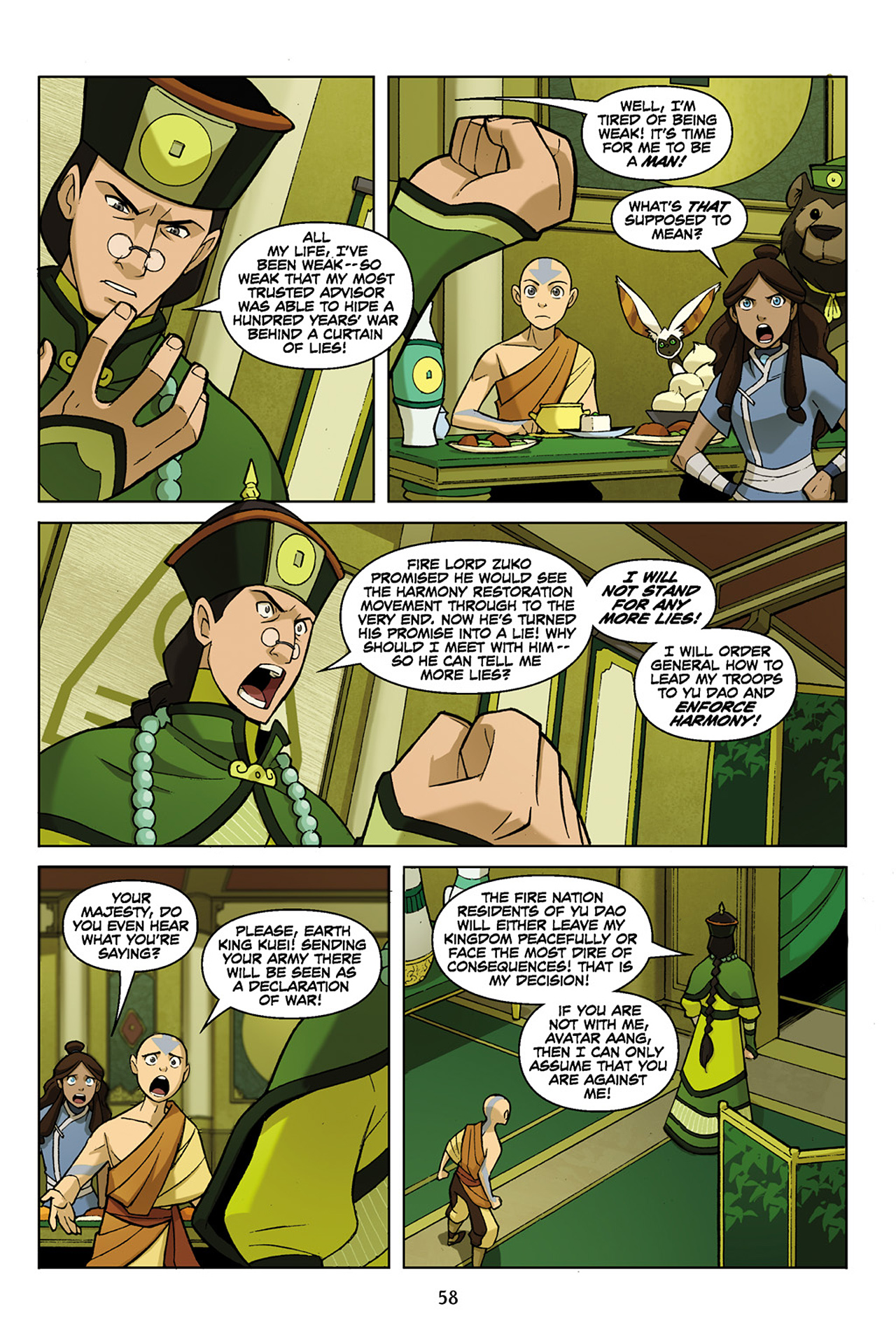 Read online Nickelodeon Avatar: The Last Airbender - The Promise comic -  Issue # Part 2 - 59