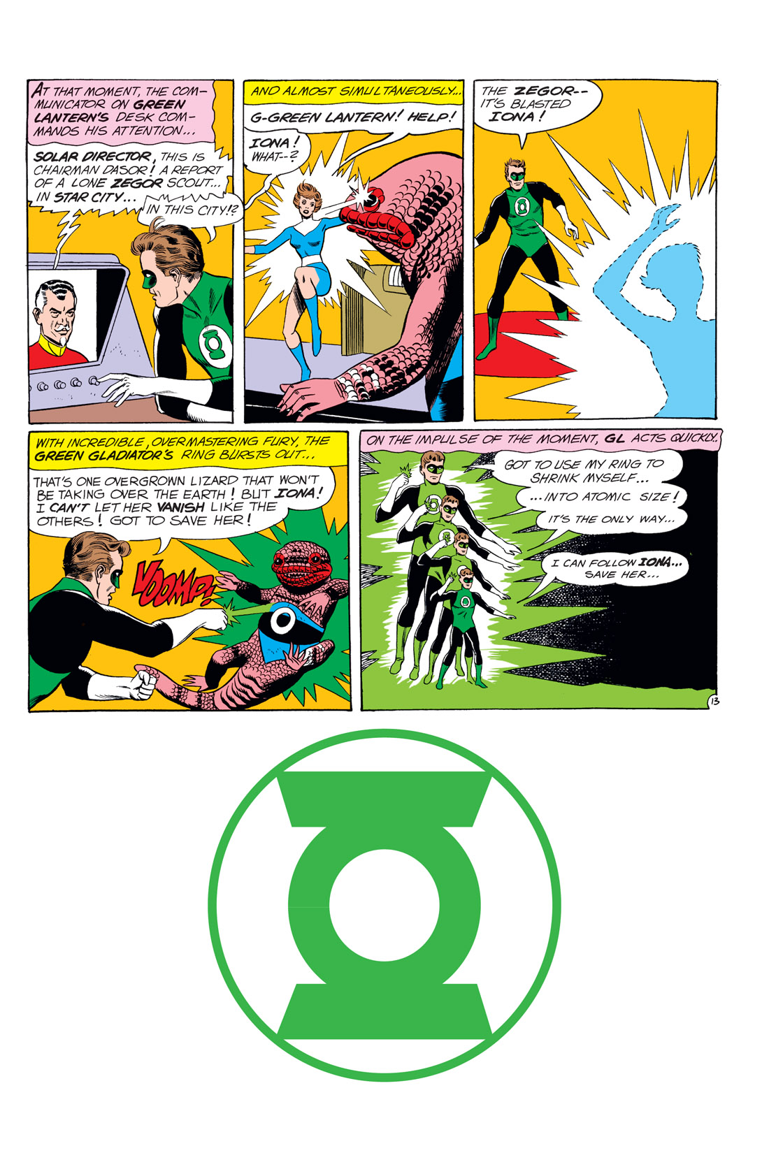 Read online Green Lantern (1960) comic -  Issue #8 - 14