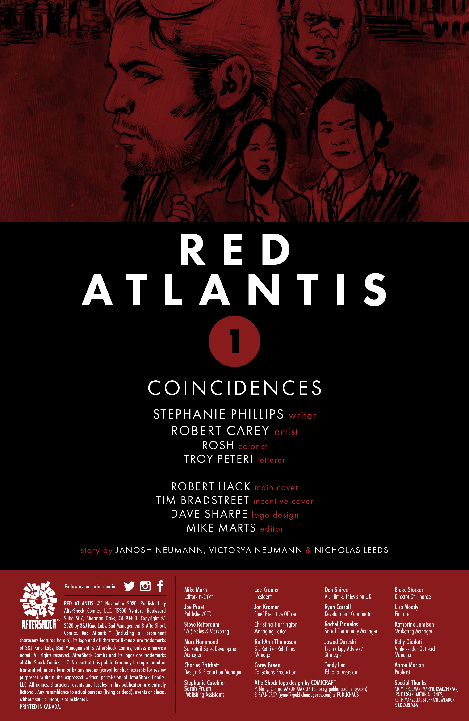 Read online Red Atlantis comic -  Issue #1 - 2