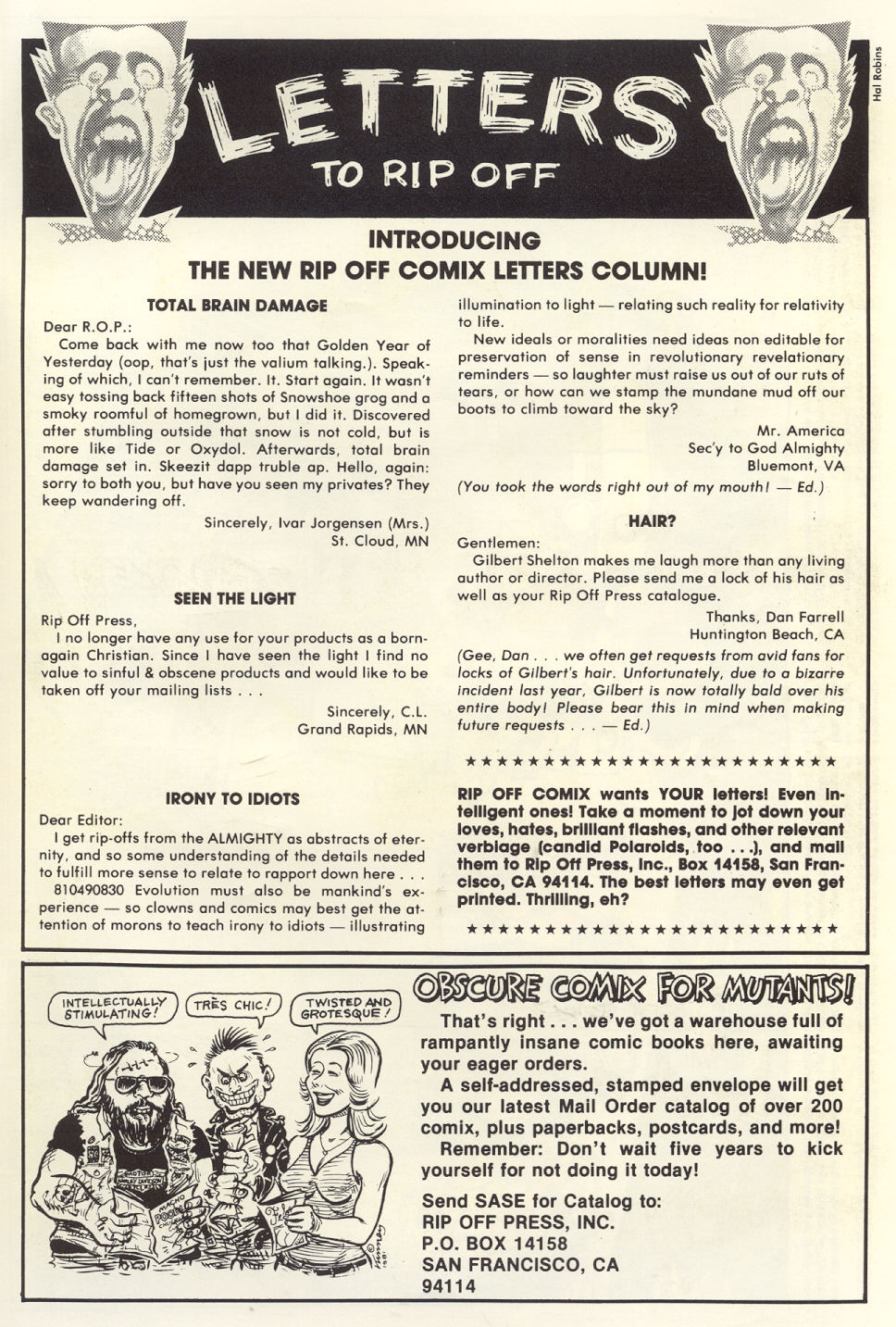Read online Rip Off Comix comic -  Issue #9 - 51