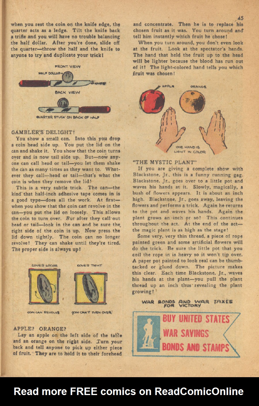 Read online Super-Magician Comics comic -  Issue #13 - 45