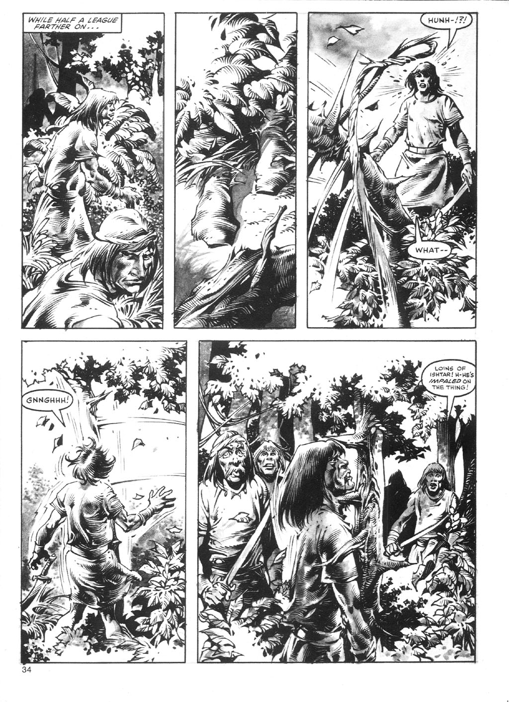Read online The Savage Sword Of Conan comic -  Issue #88 - 34