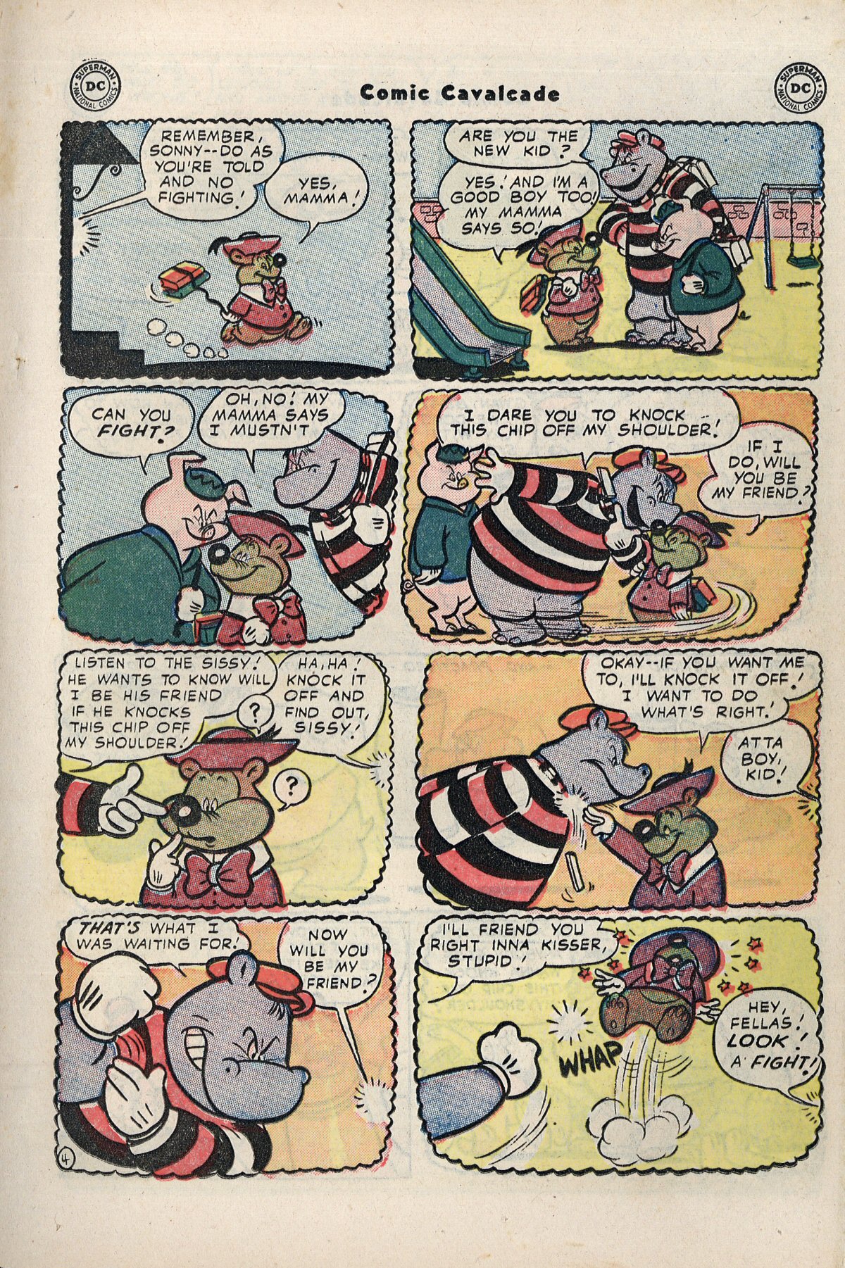 Read online Comic Cavalcade comic -  Issue #59 - 35