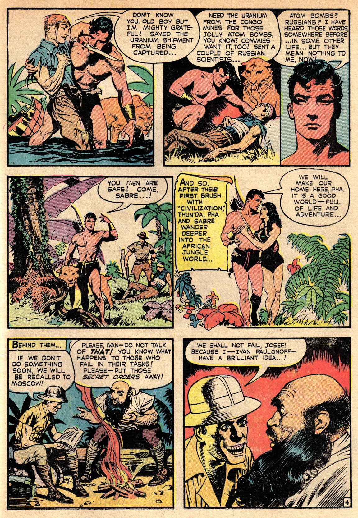 Read online Thun'da: King of the Congo comic -  Issue #1 - 29