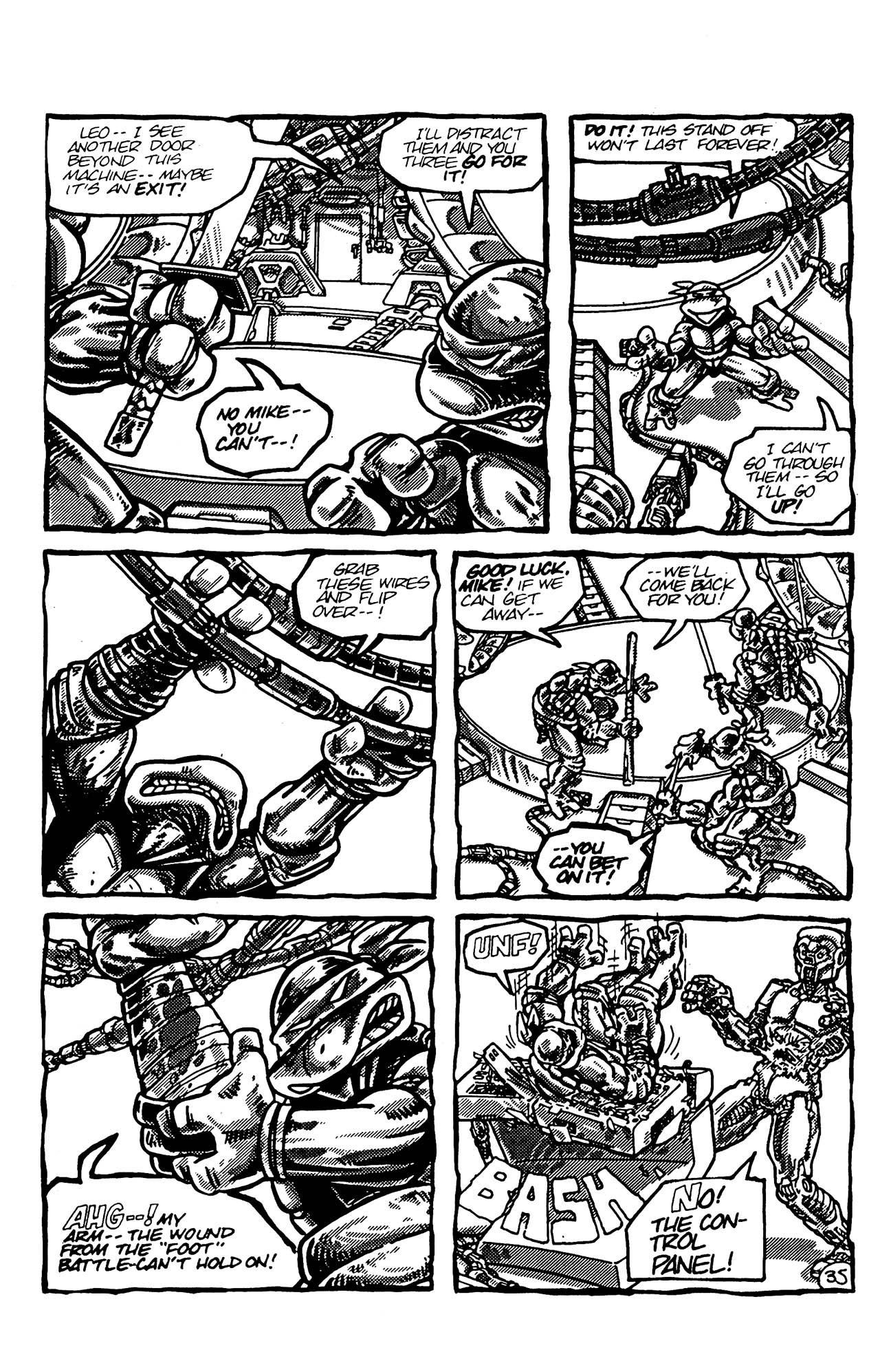 Read online Teenage Mutant Ninja Turtles (1984) comic -  Issue #4 - 35