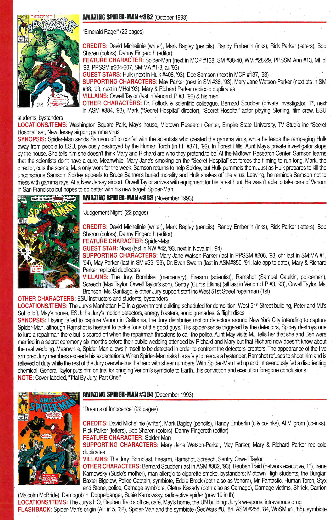 Read online Official Index to the Marvel Universe comic -  Issue #9 - 12