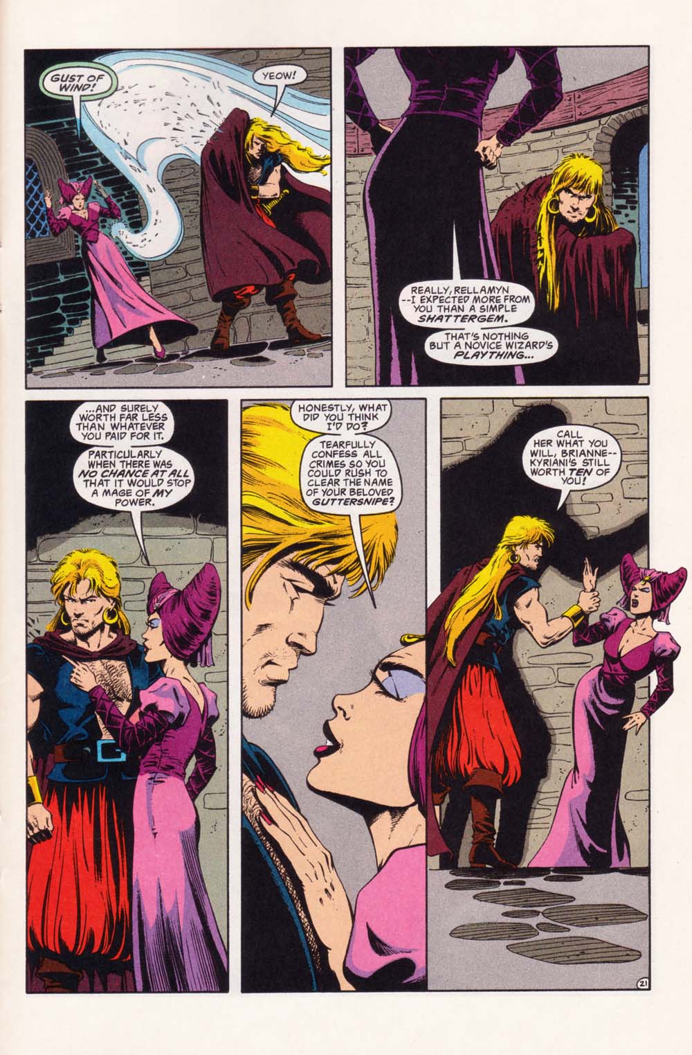 Read online Advanced Dungeons & Dragons comic -  Issue #28 - 21