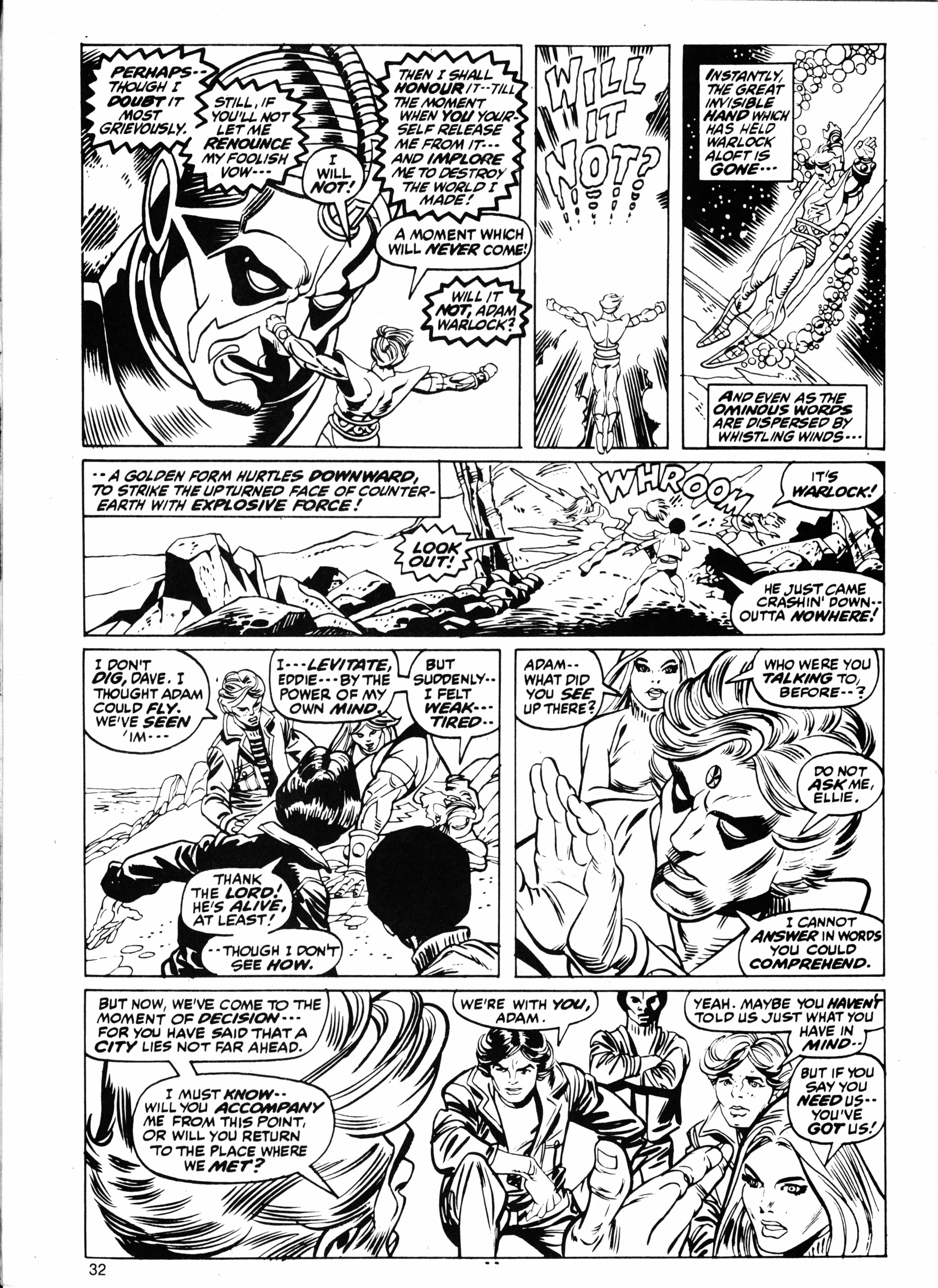 Read online Planet of the Apes (1974) comic -  Issue #33 - 32