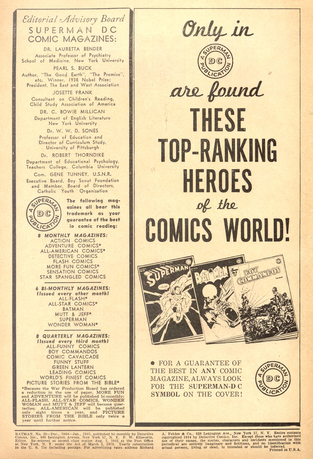 Read online Batman (1940) comic -  Issue #26 - 2