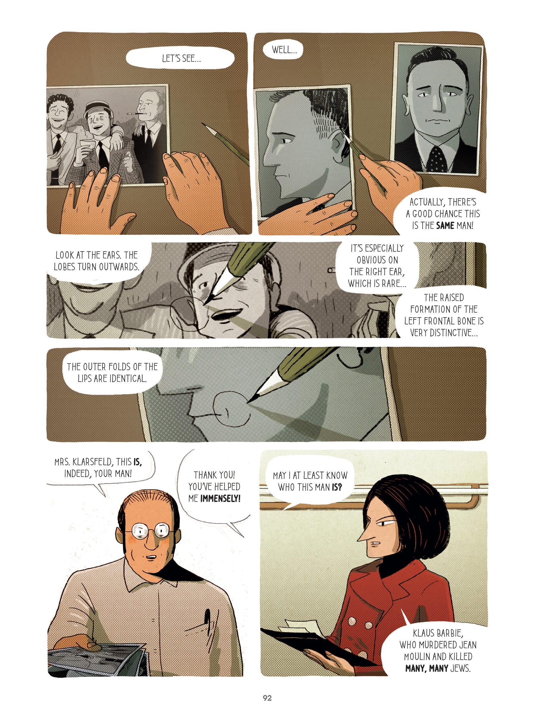 Read online For Justice: The Serge & Beate Klarsfeld Story comic -  Issue # TPB (Part 1) - 92