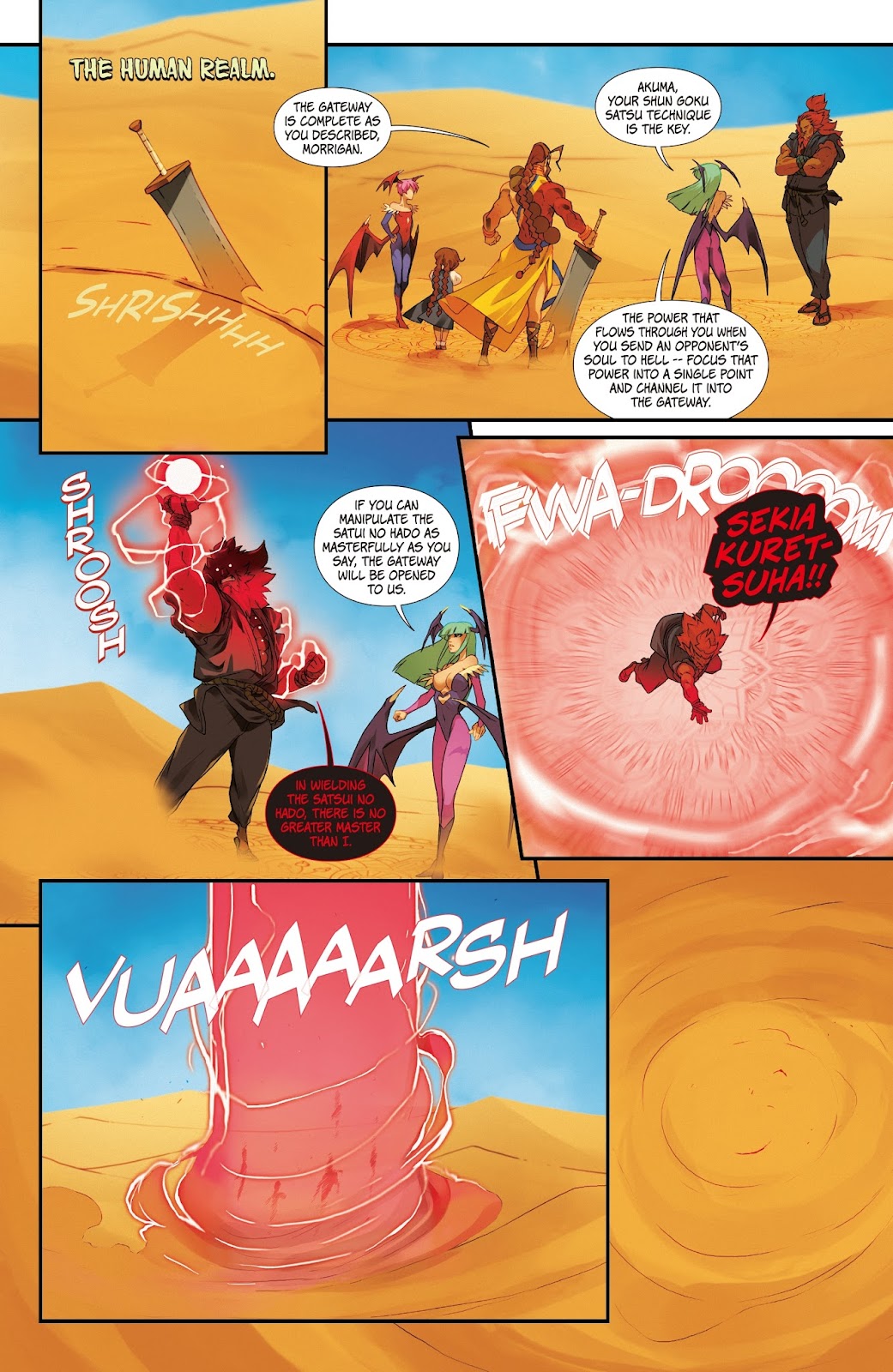 Street Fighter VS Darkstalkers issue 6 - Page 9