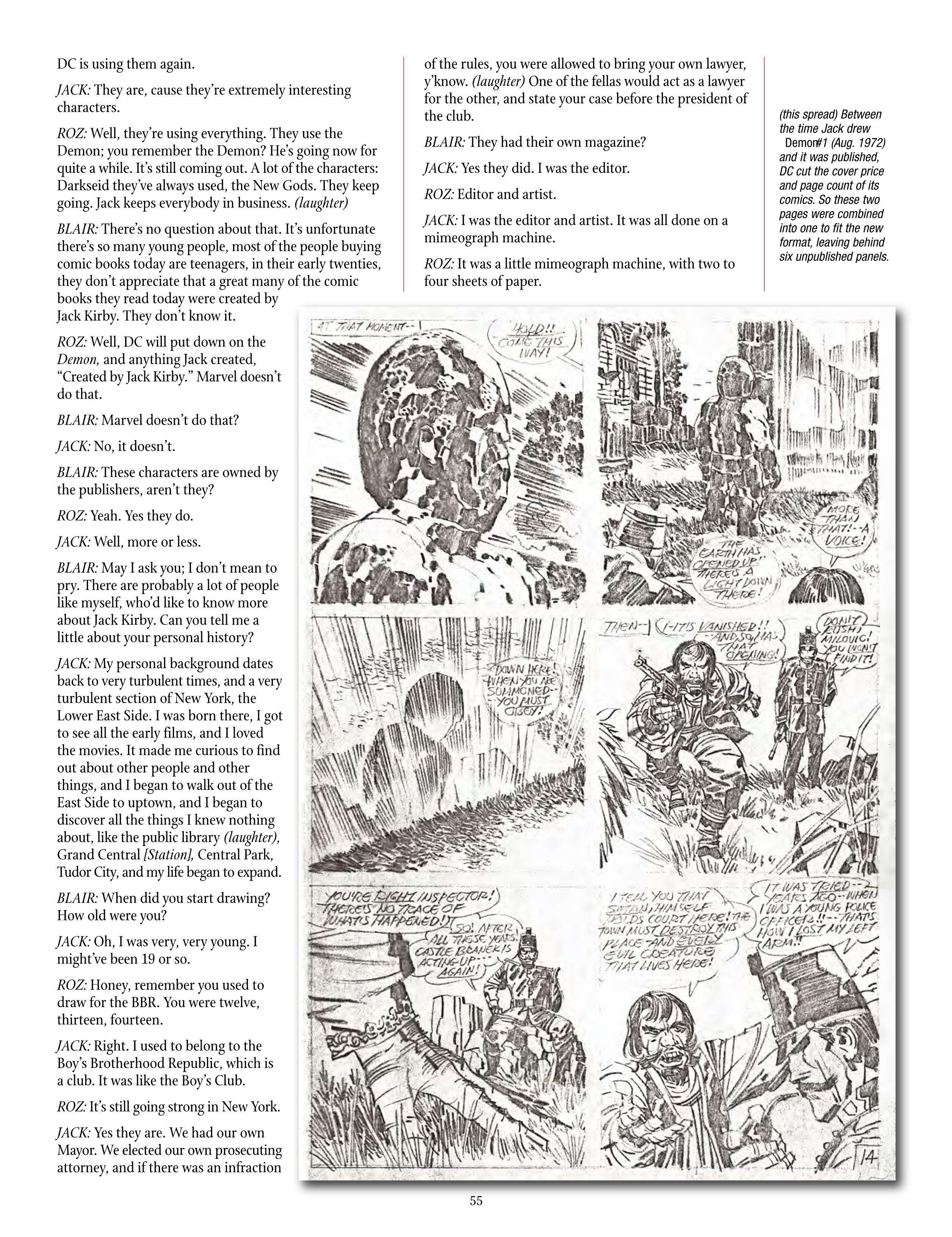 Read online The Jack Kirby Collector comic -  Issue #69 - 57