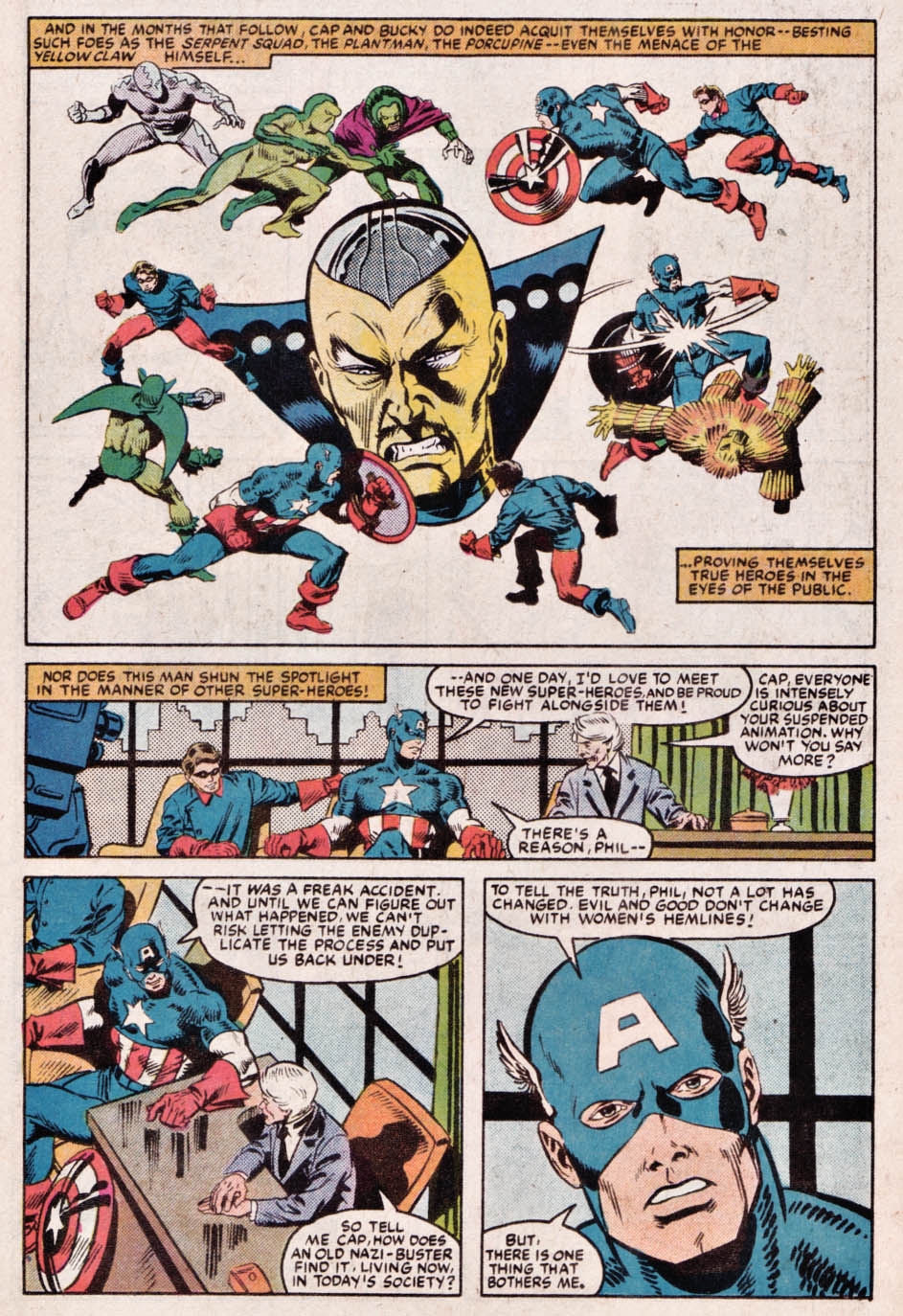 Read online What If? (1977) comic -  Issue #44 - Captain America were revived today - 12