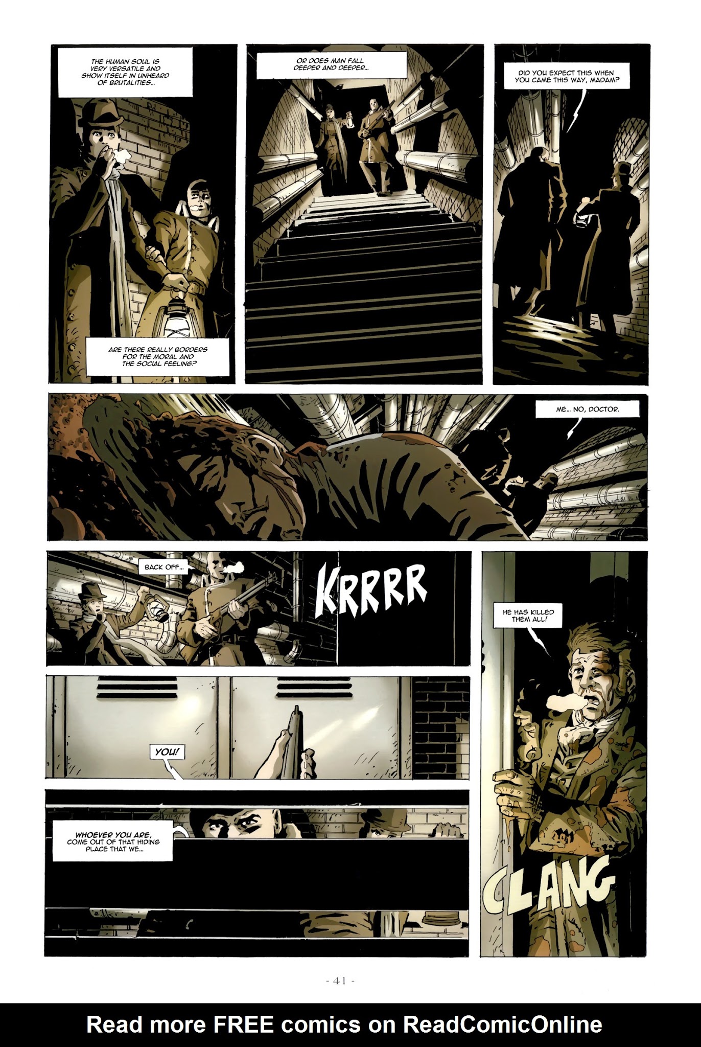 Read online Mister Hyde contre Frankenstein comic -  Issue #1 - 42