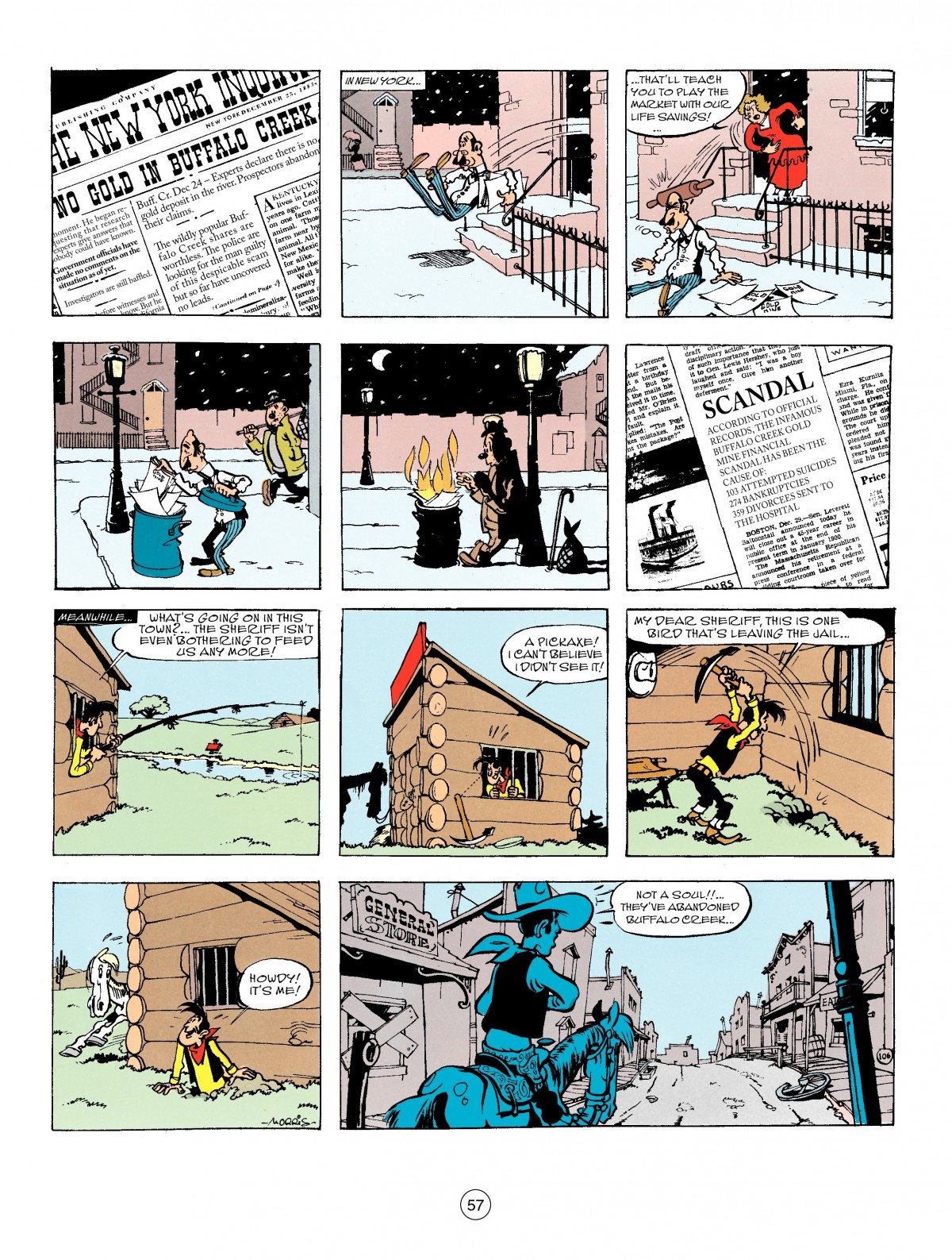 Read online A Lucky Luke Adventure comic -  Issue #54 - 57