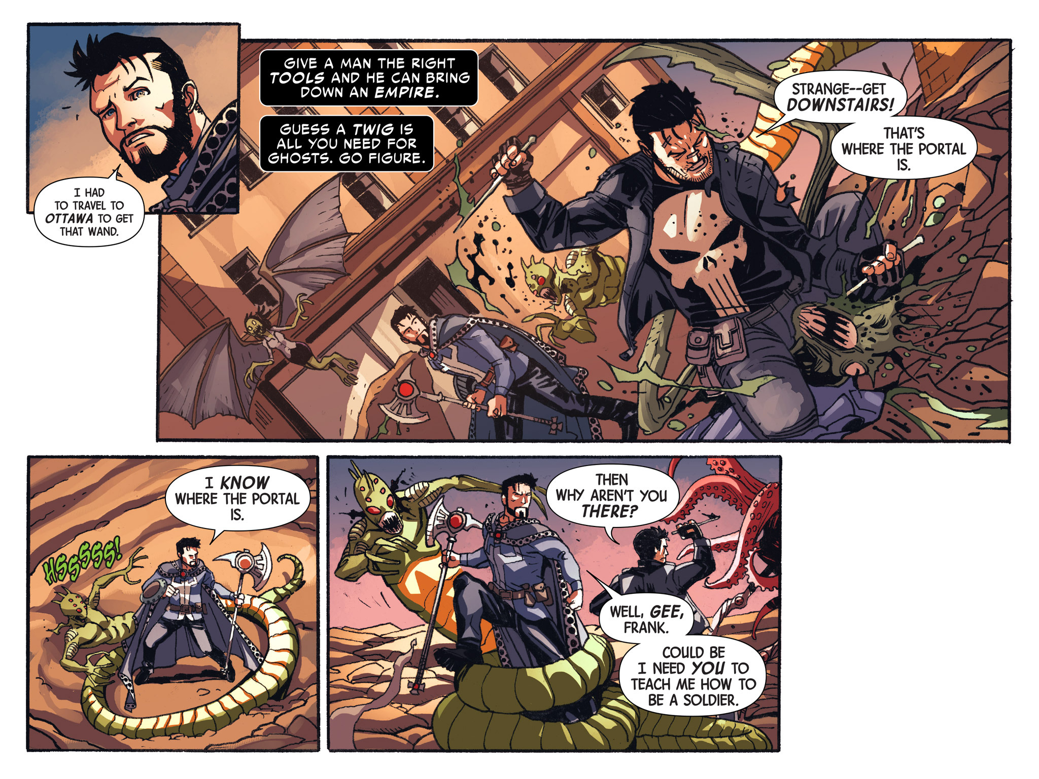 Read online Doctor Strange/Punisher: Magic Bullets Infinite Comic comic -  Issue #3 - 30
