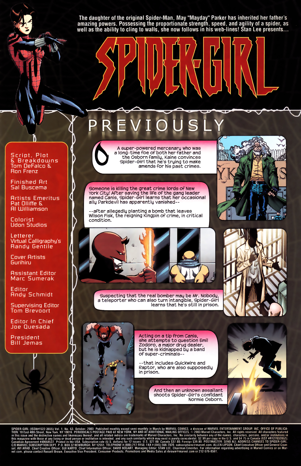 Read online Spider-Girl (1998) comic -  Issue #63 - 2