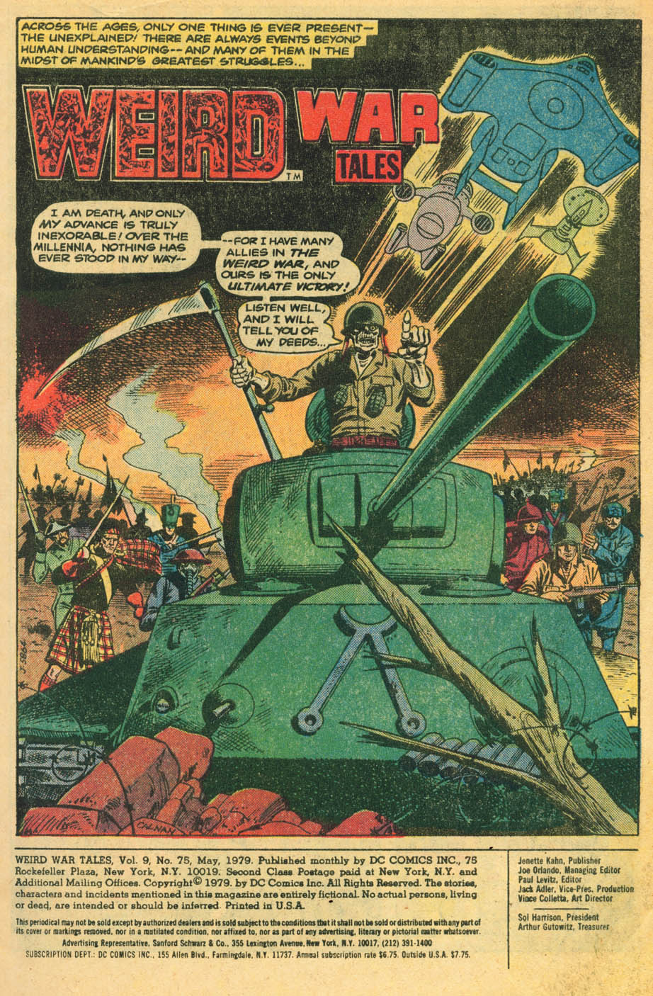 Read online Weird War Tales (1971) comic -  Issue #75 - 3