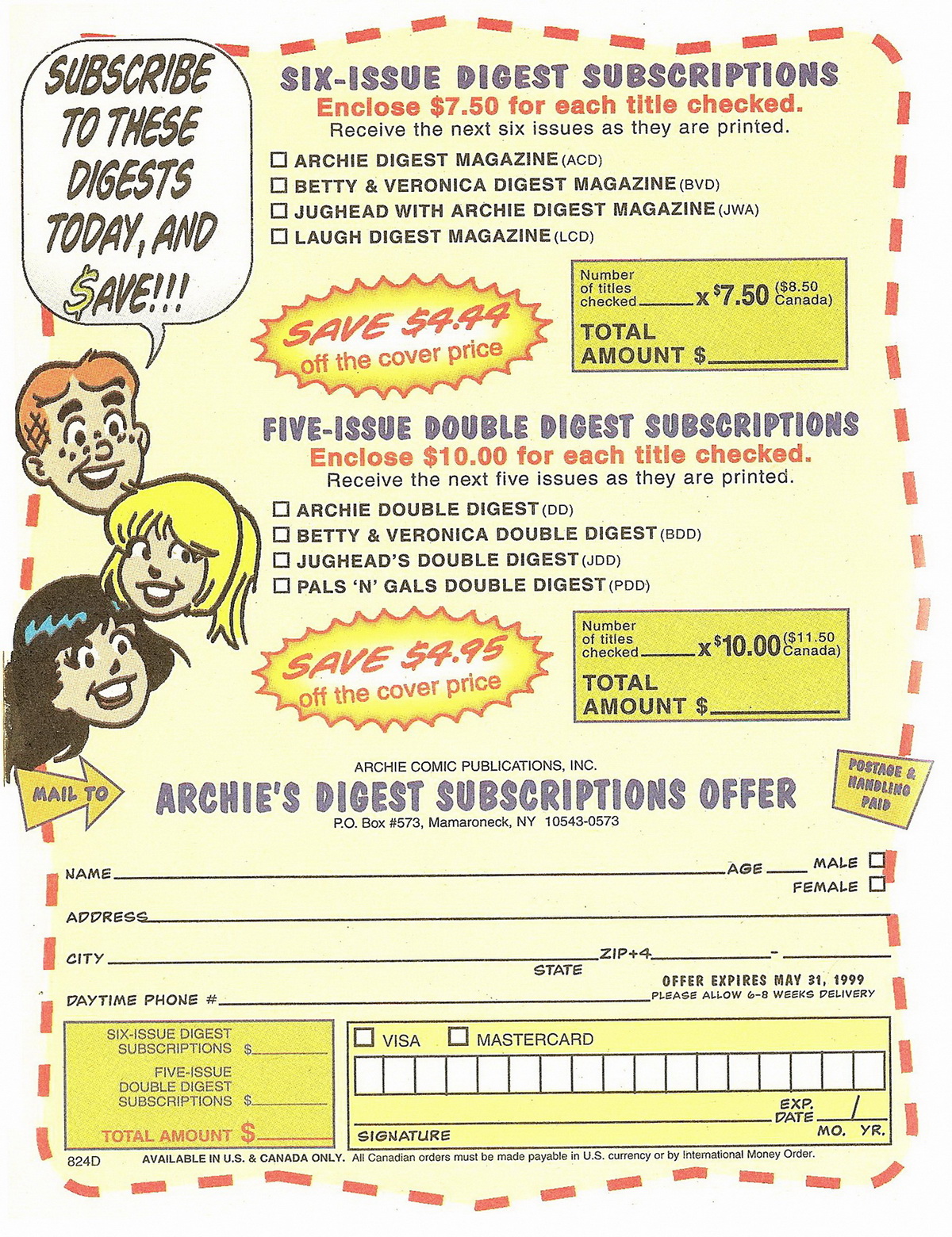 Read online Jughead's Double Digest Magazine comic -  Issue #59 - 194