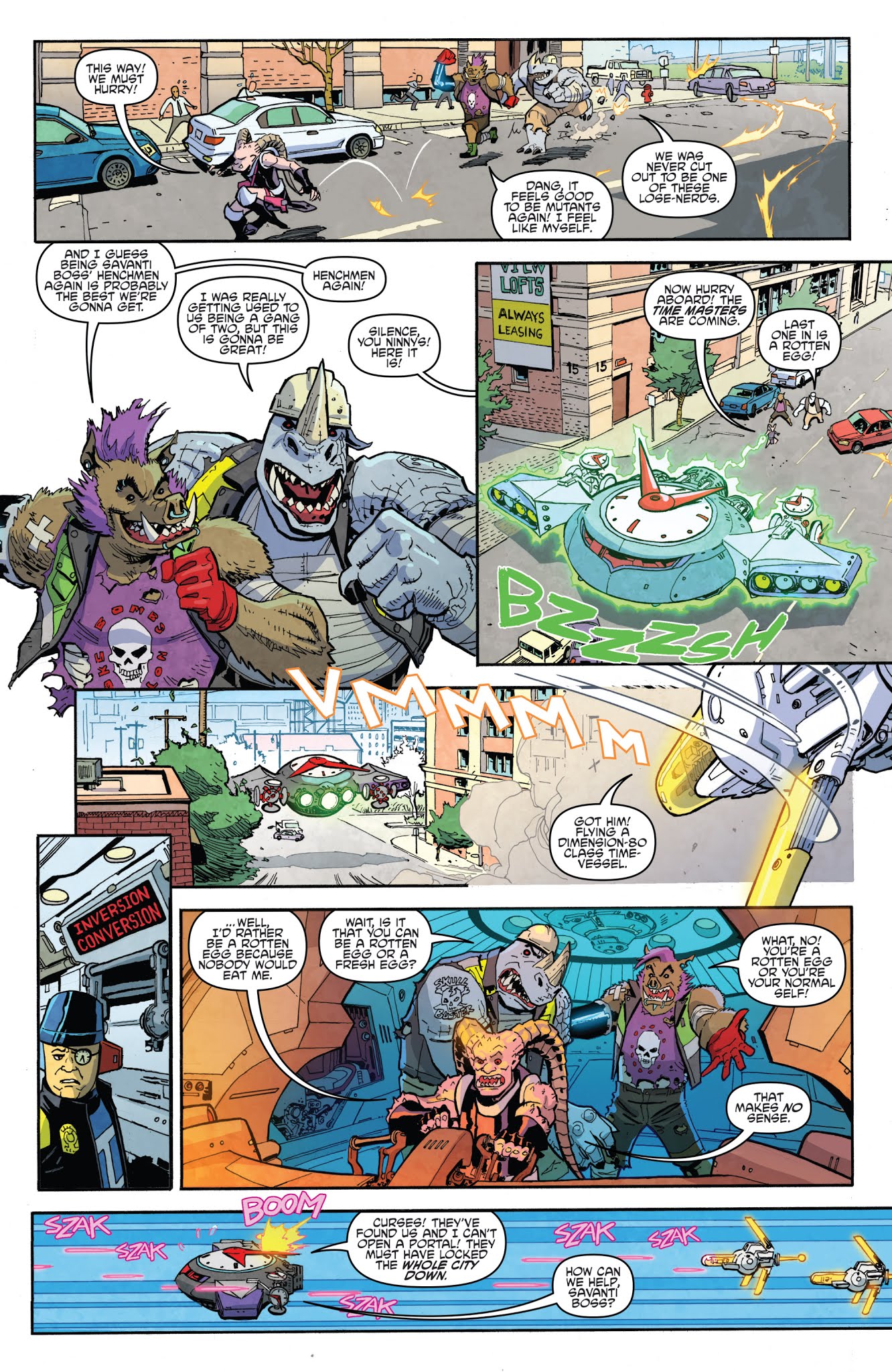 Read online Teenage Mutant Ninja Turtles: Bebop & Rocksteady Hit the Road comic -  Issue #3 - 9