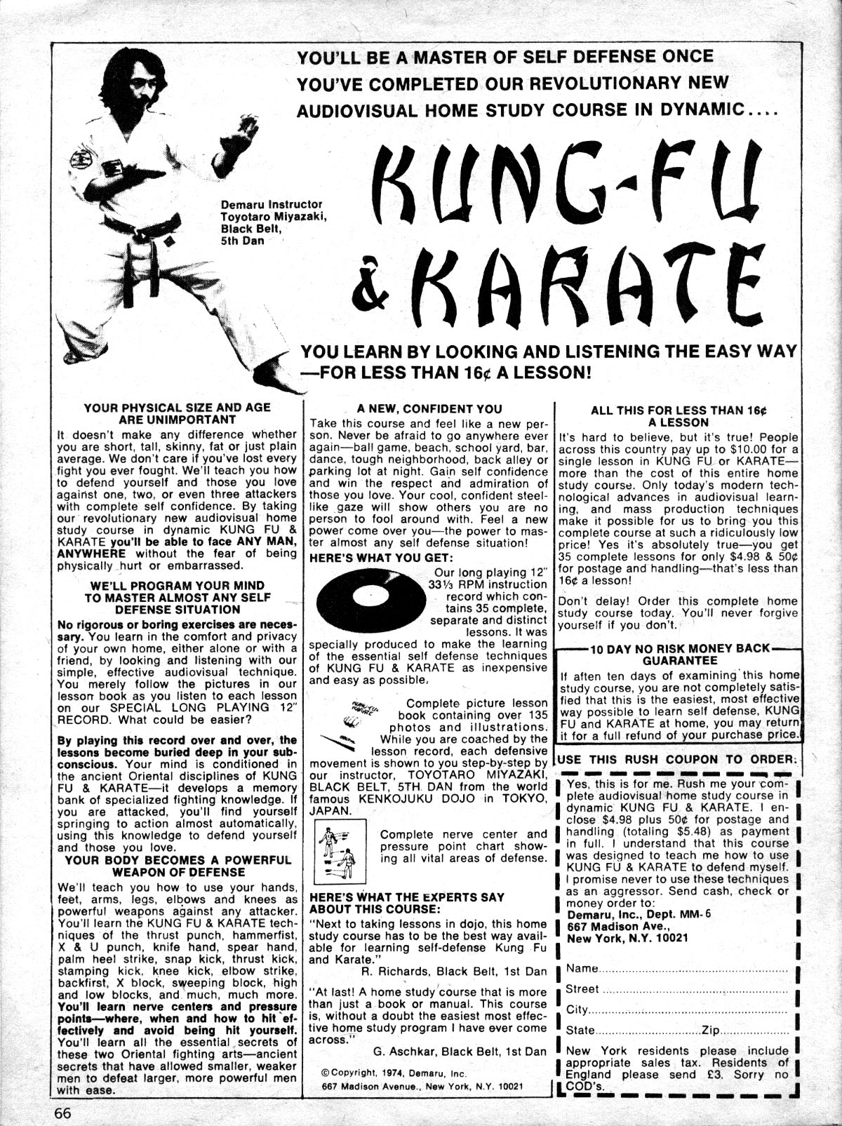 Read online The Deadly Hands of Kung Fu comic -  Issue #12 - 64