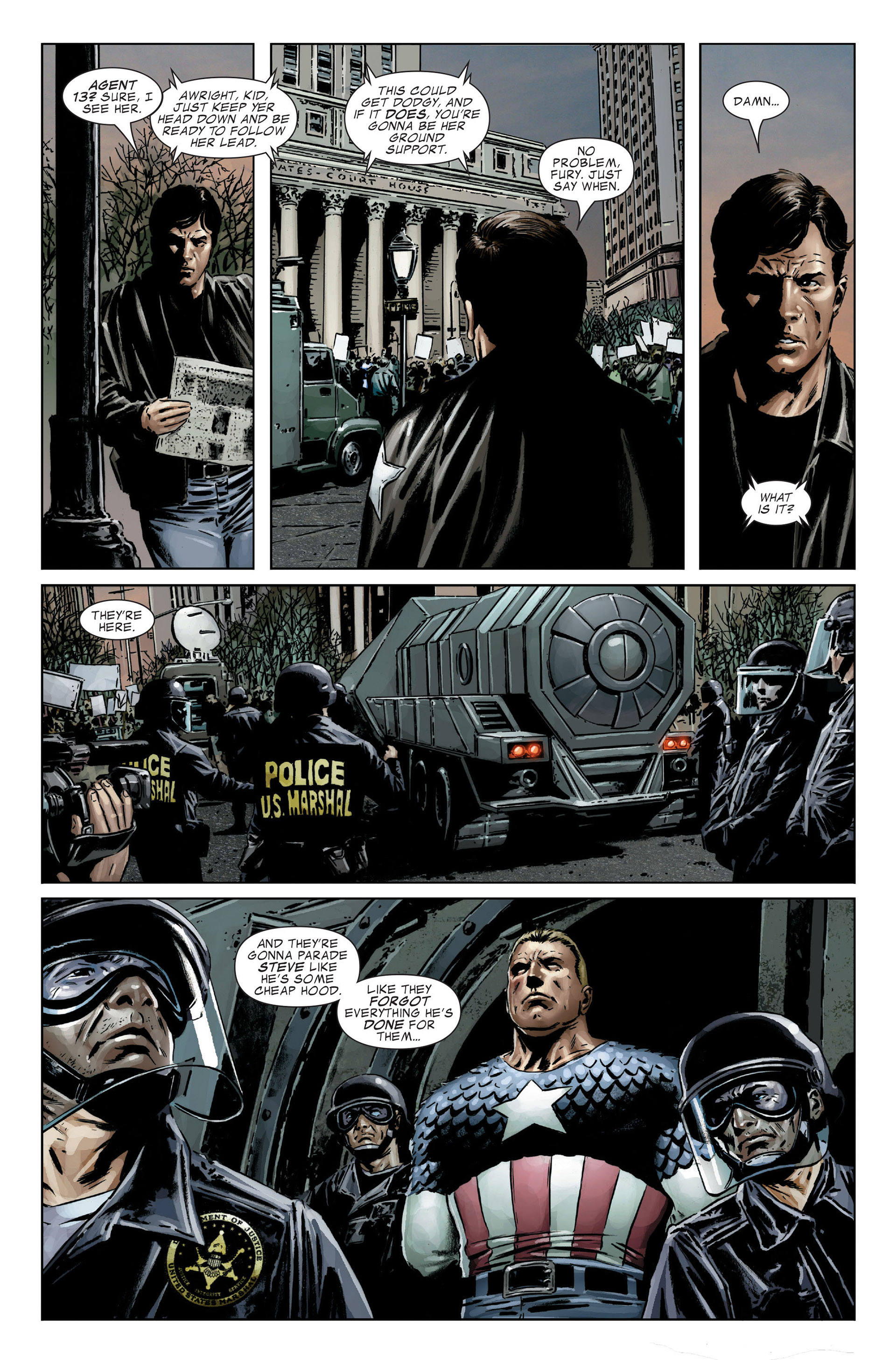 Read online Death of Captain America: The Death of the Dream comic -  Issue # TPB (Part 1) - 13
