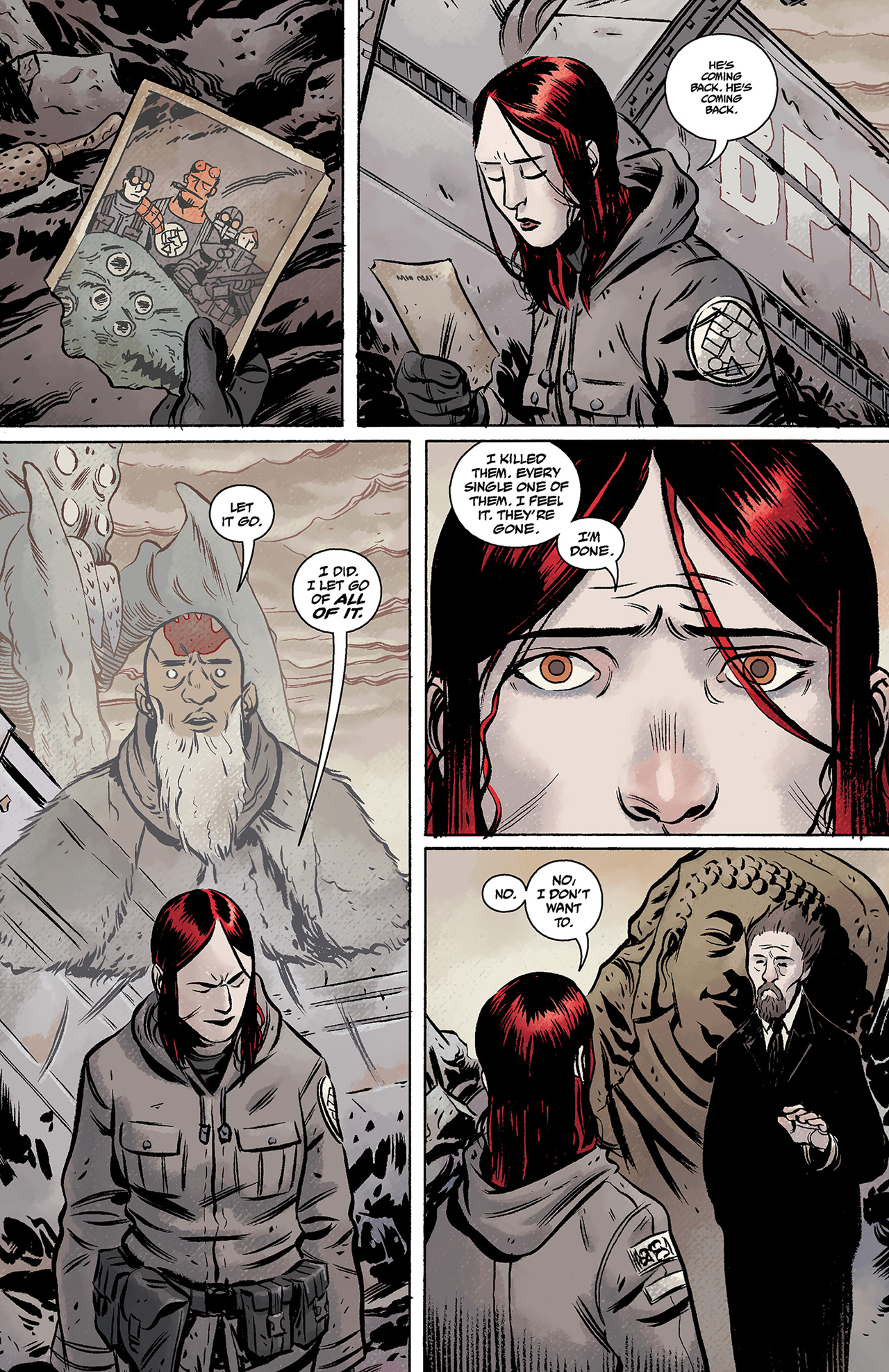 Read online B.P.R.D. Hell on Earth: Monsters comic -  Issue #1 - 8