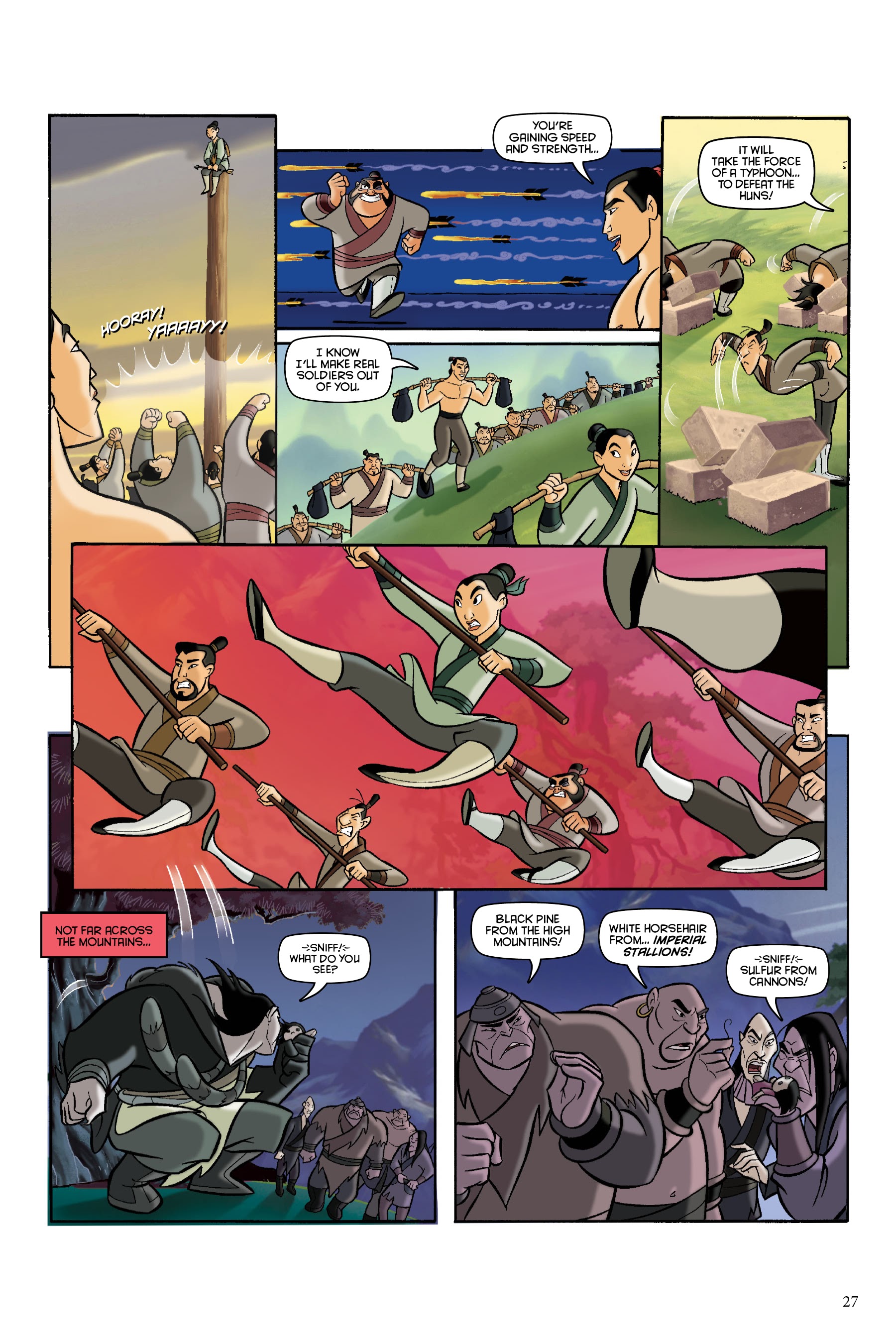 Read online Disney Mulan: The Story of the Movie in Comics comic -  Issue # TPB - 27