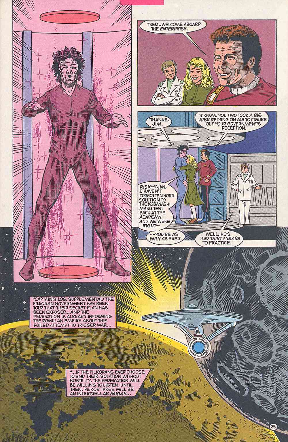 Read online Star Trek (1989) comic -  Issue #28 - 29