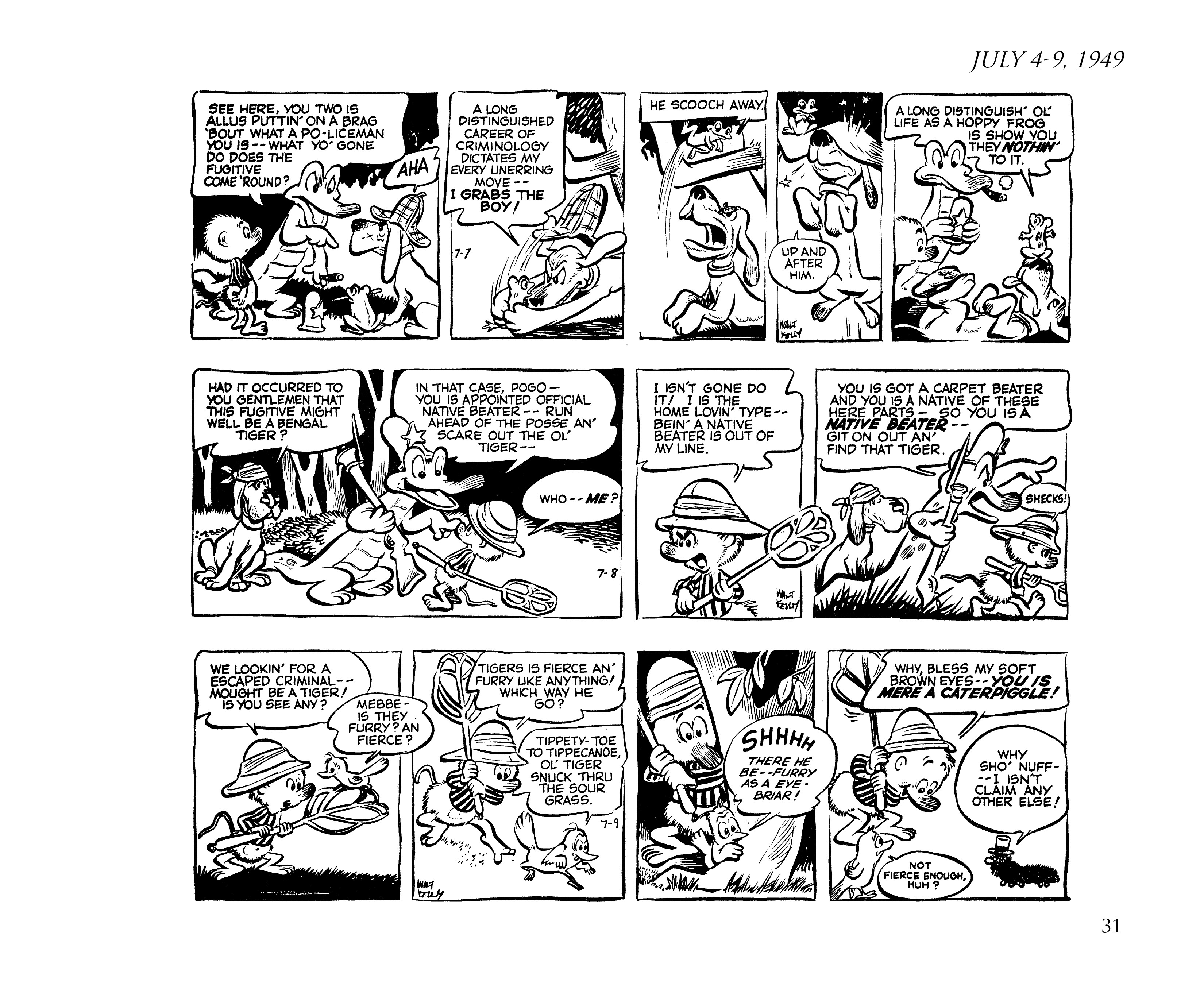 Read online Pogo by Walt Kelly: The Complete Syndicated Comic Strips comic -  Issue # TPB 1 (Part 1) - 49